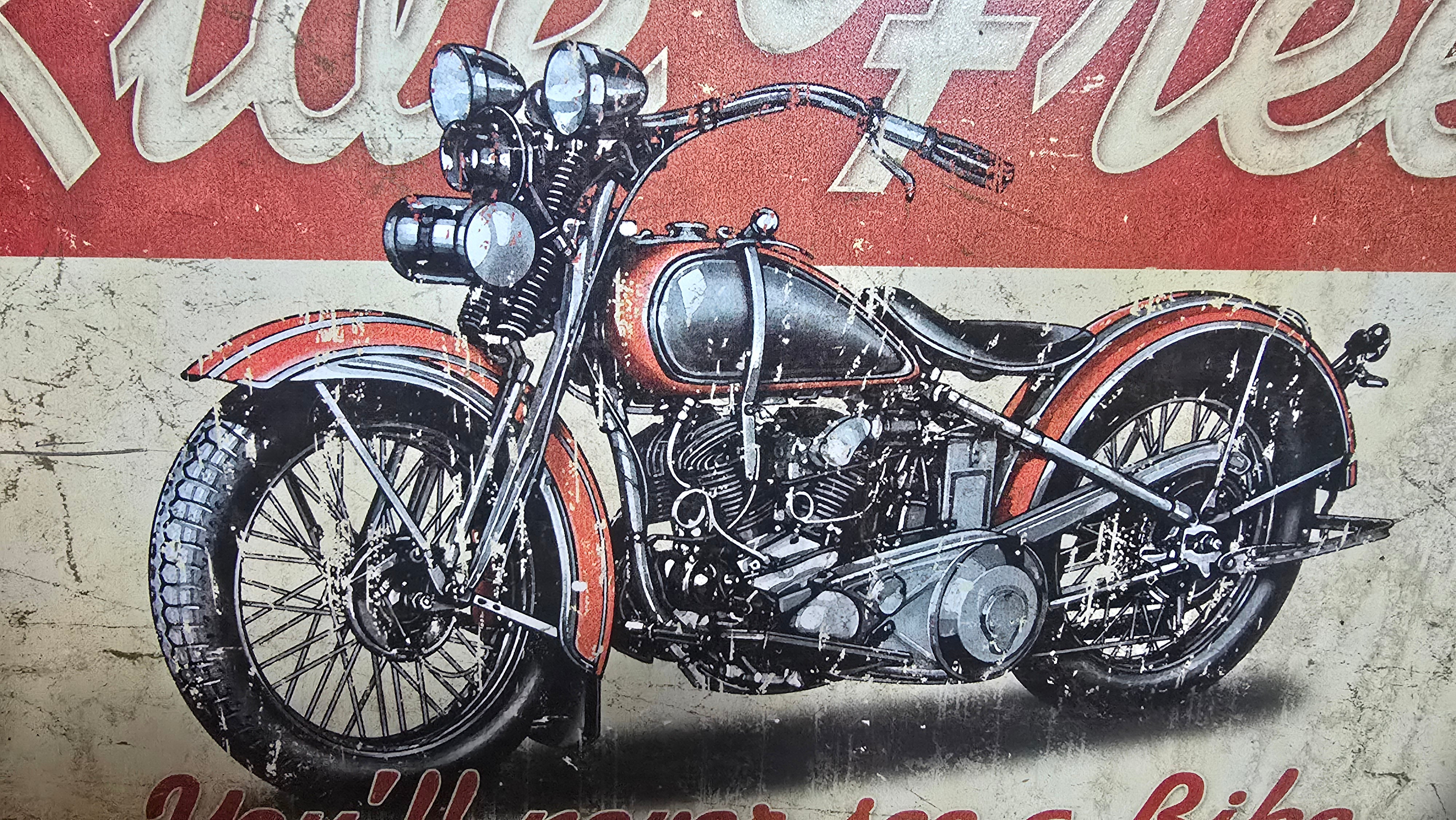 Ride Free Tin Sign