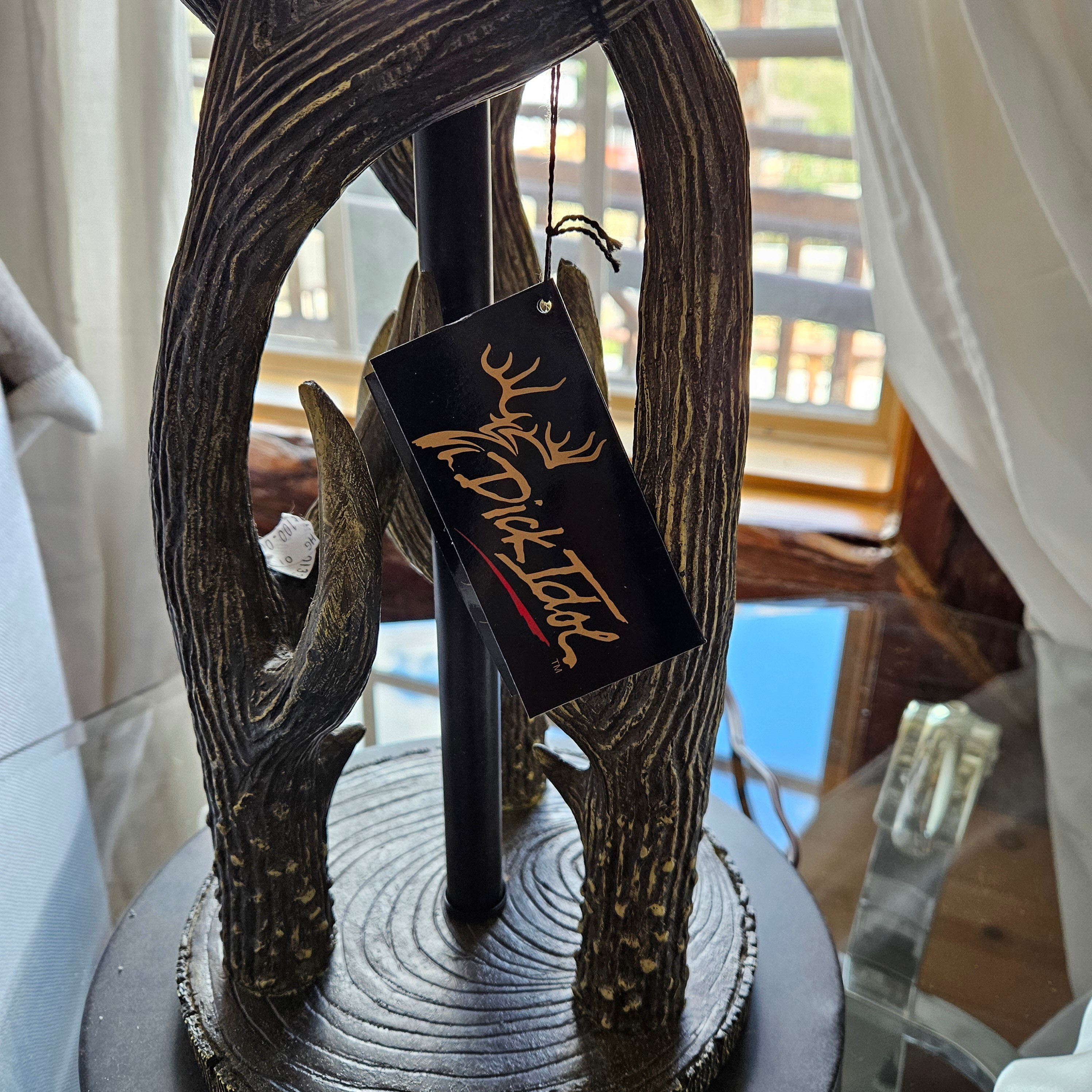 Dick Idol Faux Antler Lamp