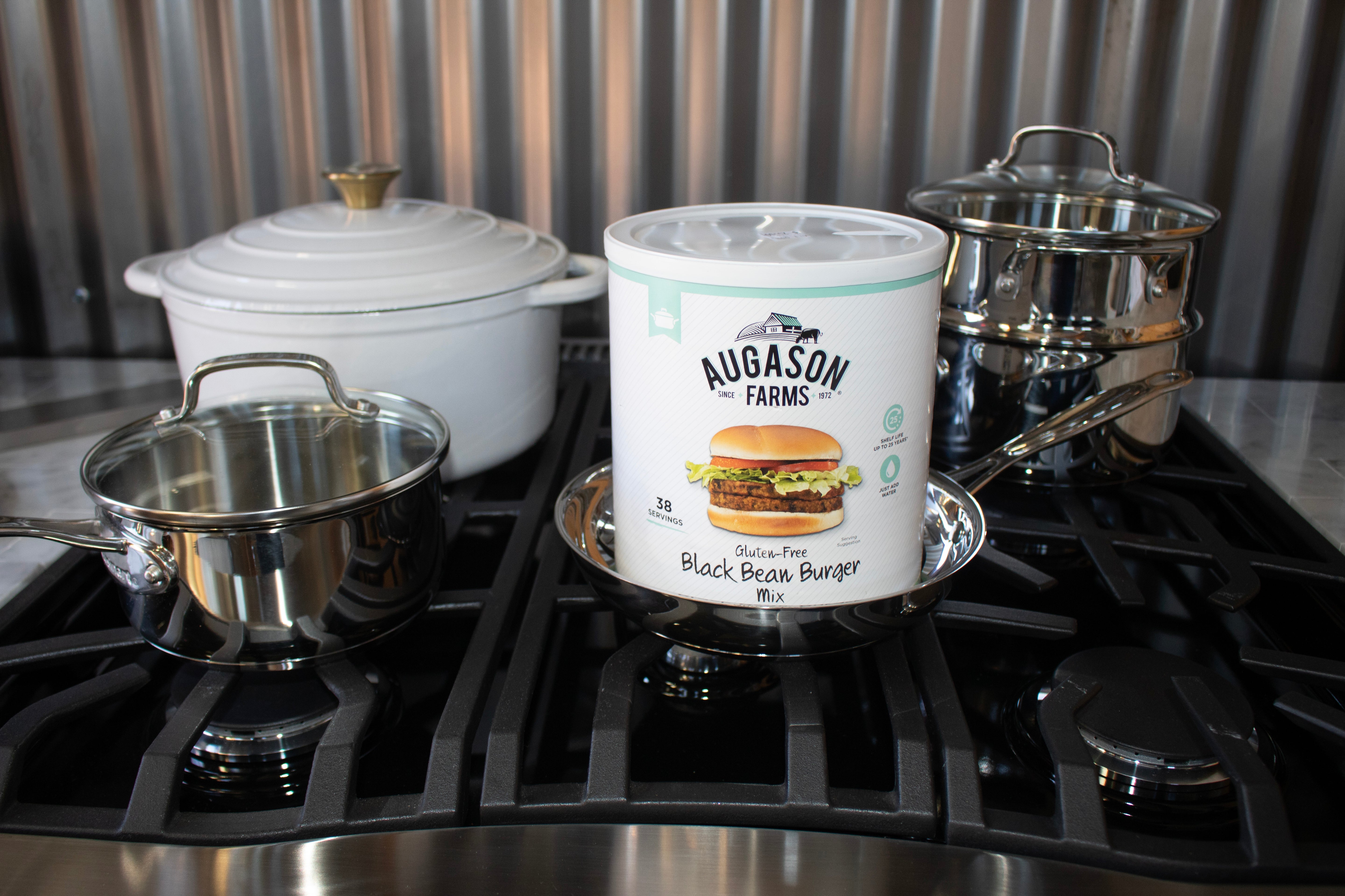 Augason Farms Gluten Free Black Bean Burger Mix