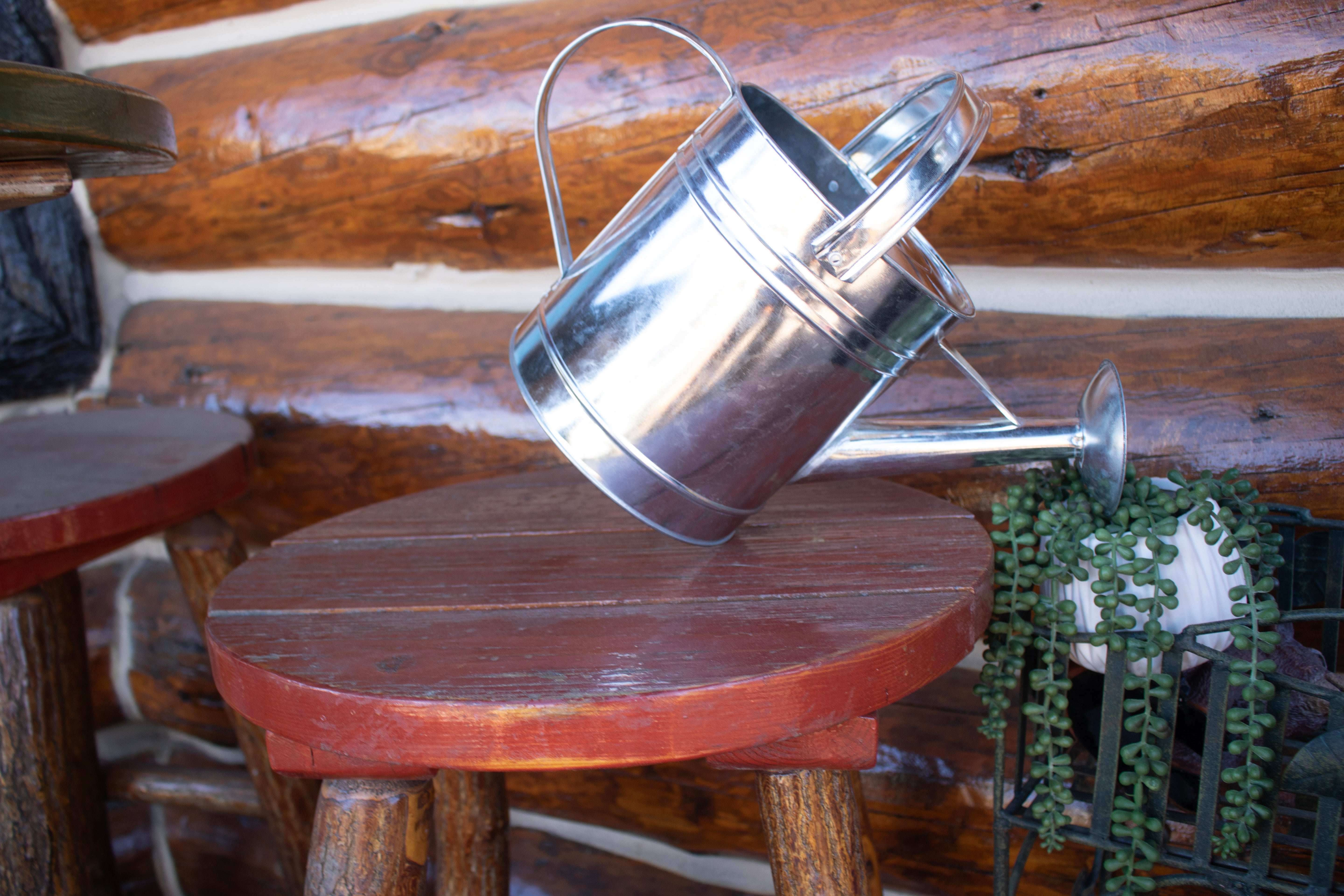 Galvanized Steel Watering Can 152 Oz