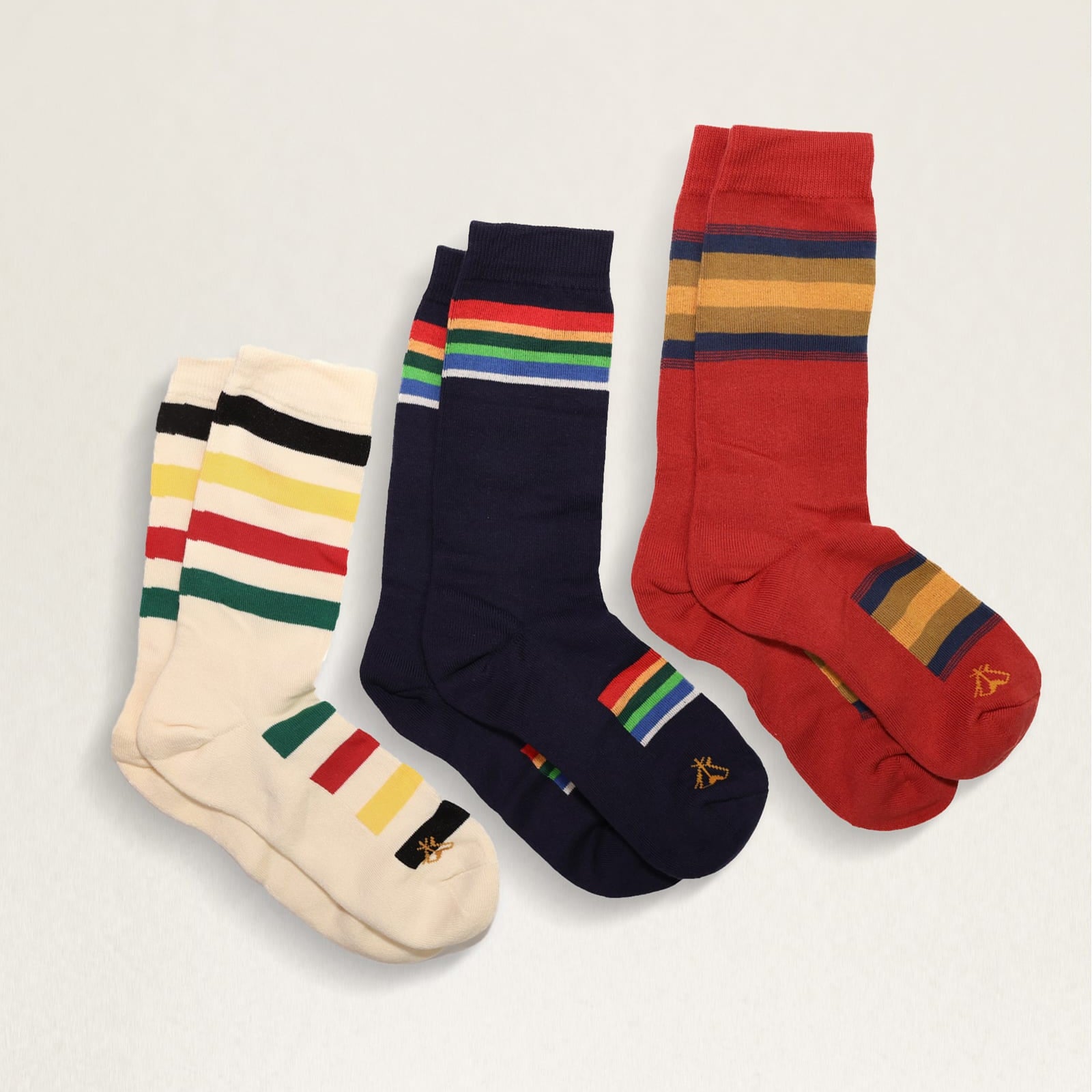 Pendleton National Park Collection 3 pairs of multi-colored socks