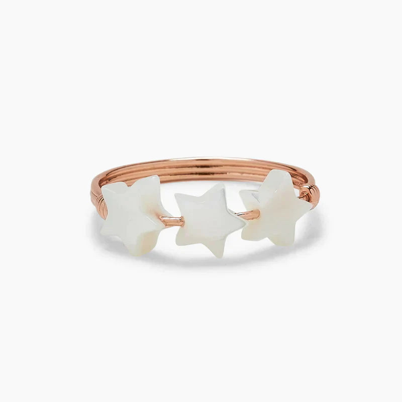 Pura Vida Three Star Ring Size 6
