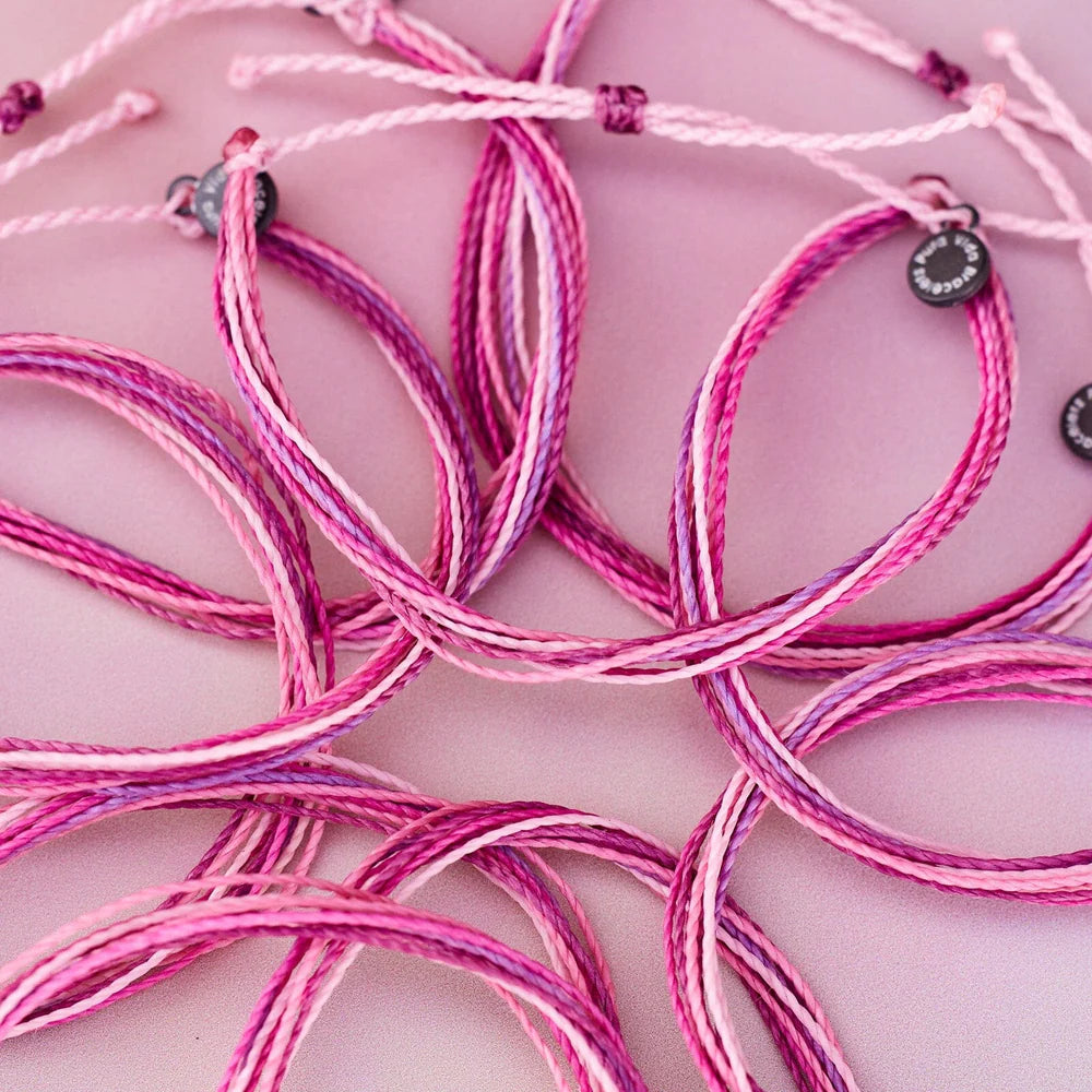 Pura Vida Stop and Smell the Roses Friendship Jute Cord Bracelet 10 pack