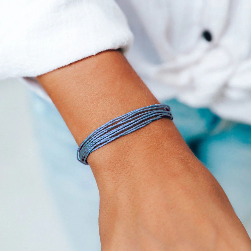 Pura Vida Anxiety Disorder Awareness Jute Cord Bracelet