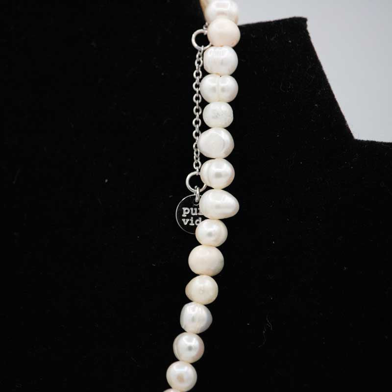 Pura Vida Bitty Freshwater Pearl Choker.
