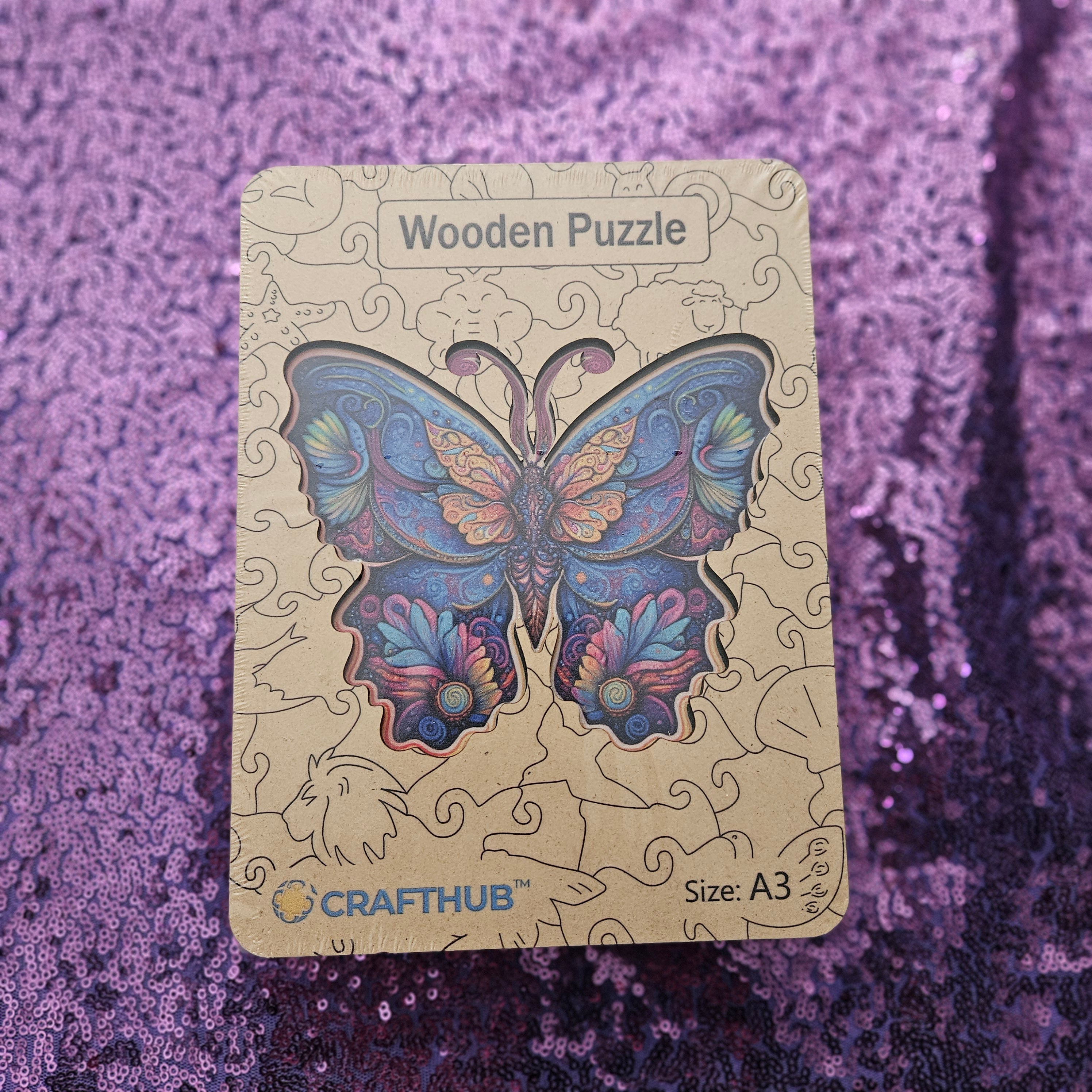 Craft Hub Wooden Puzzle "Butterfly"
