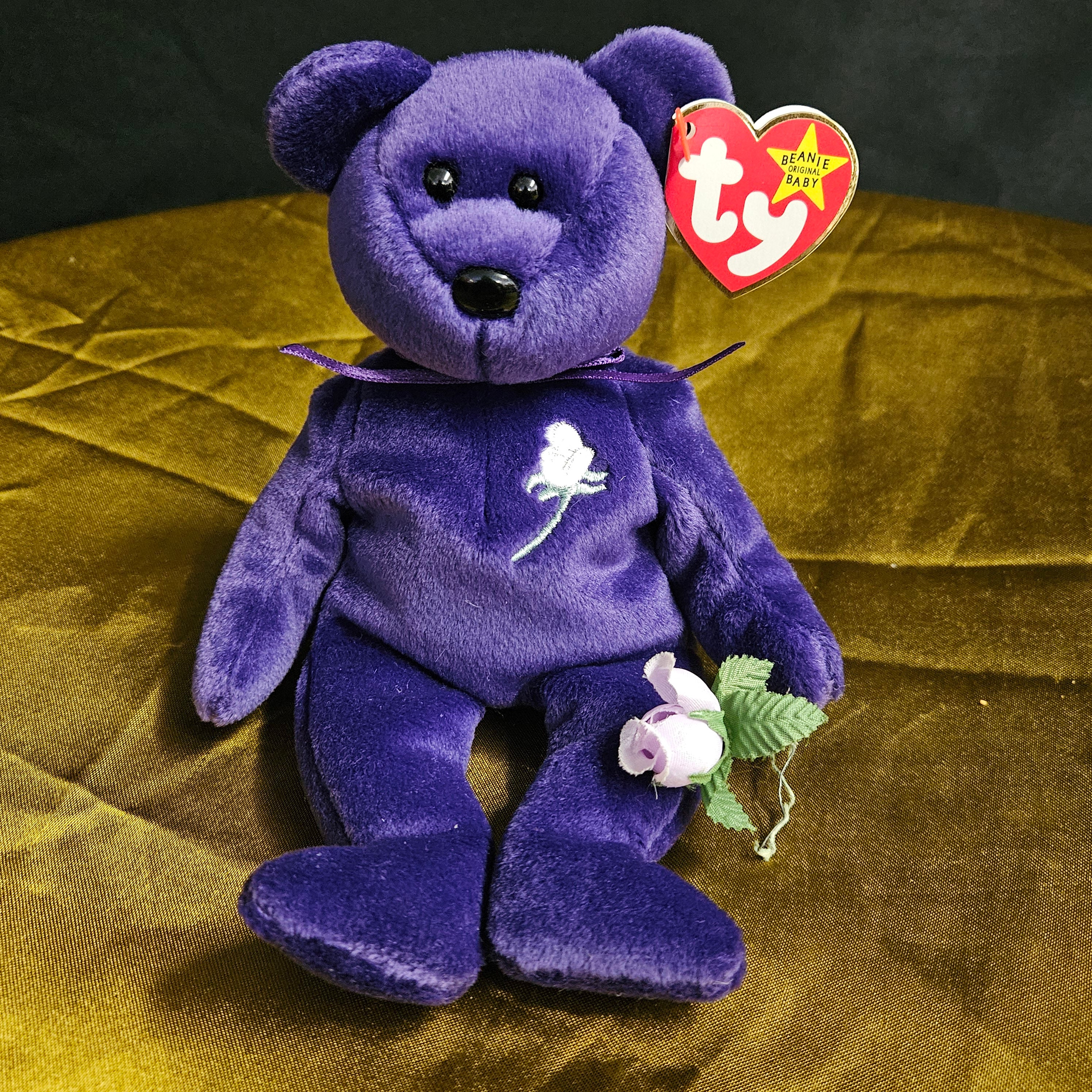 Ty Beanie Babies "Princess Purple Teddy"