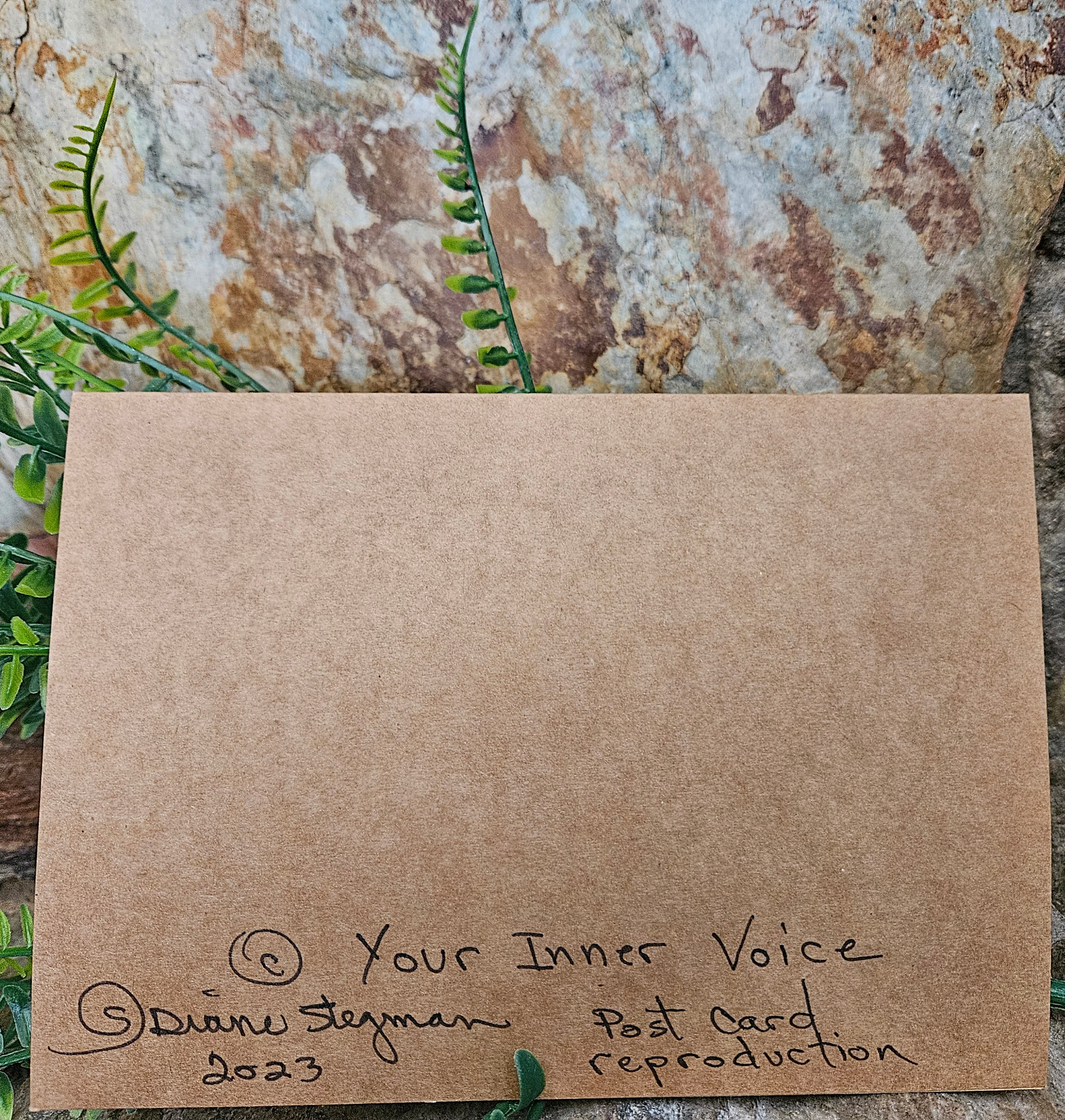 Beautifully Hand Crafted Custom Created Greeting Card Series by Diane Stegman "A Date Grove in the Desert "