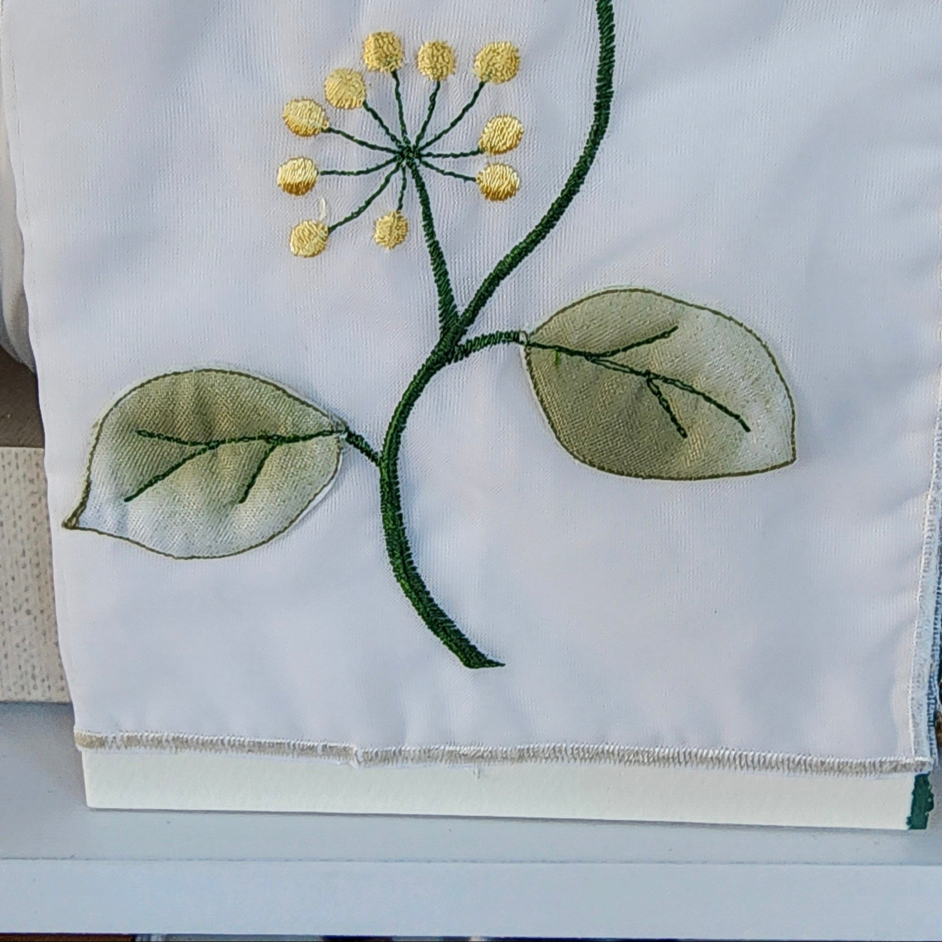 Beautifully Hand Crafted Custom Created Greeting Card Series by Diane Stegman "Fabric Flower"