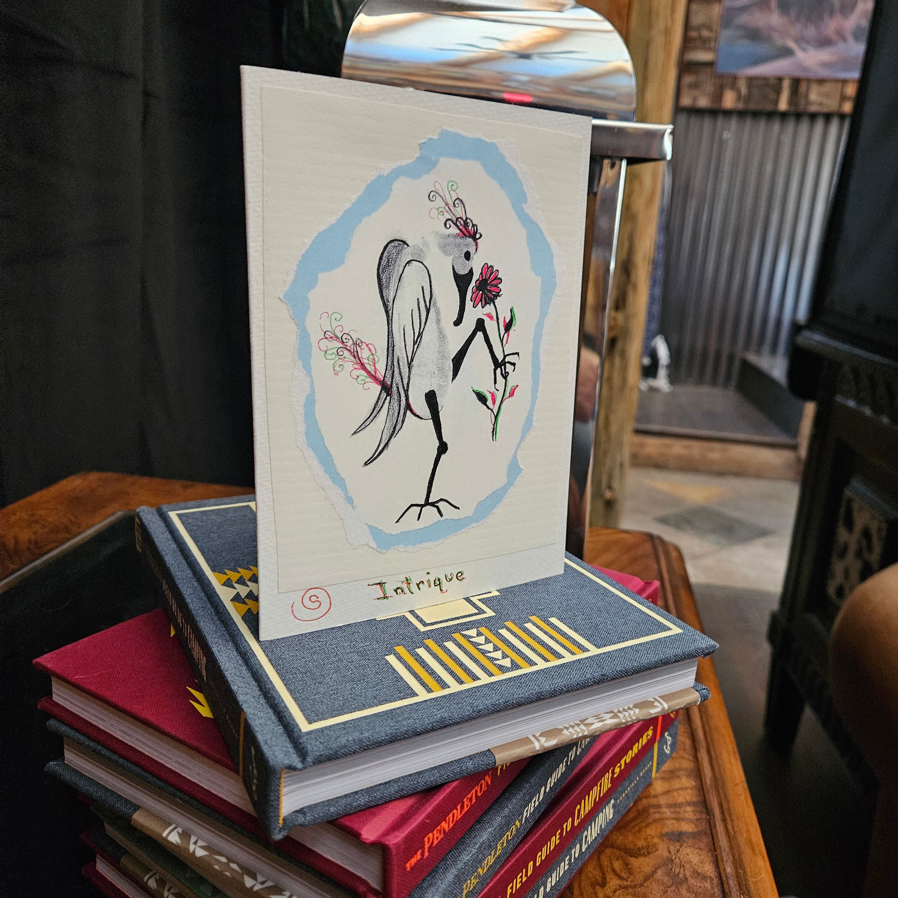 Beautifully Hand Crafted Custom Created Greeting Card Series by Diane Stegman "Fingerprint Series Intrigue"