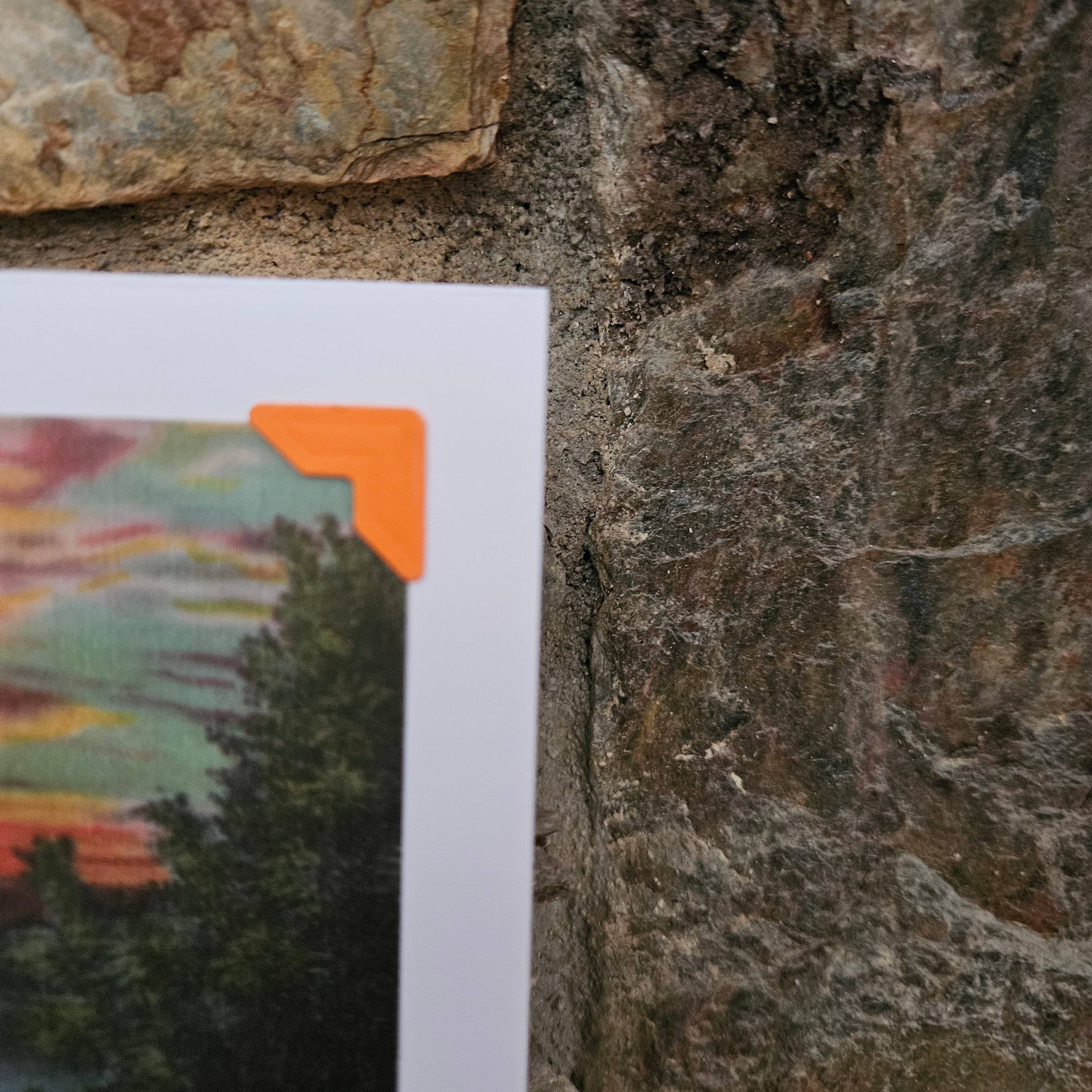 Beautifully Hand Crafted Custom Created Greeting Card Series by Diane Stegman "Lake Sunset"