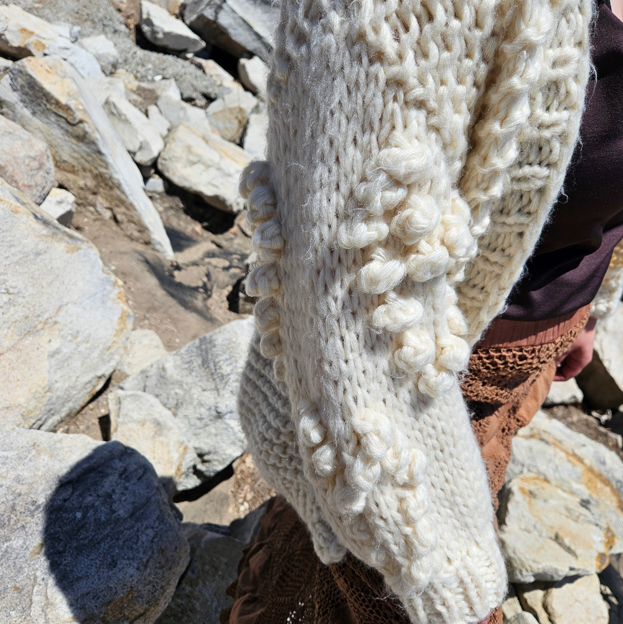 Handmade Wishlist Women's Knitted Cardigan Sweater