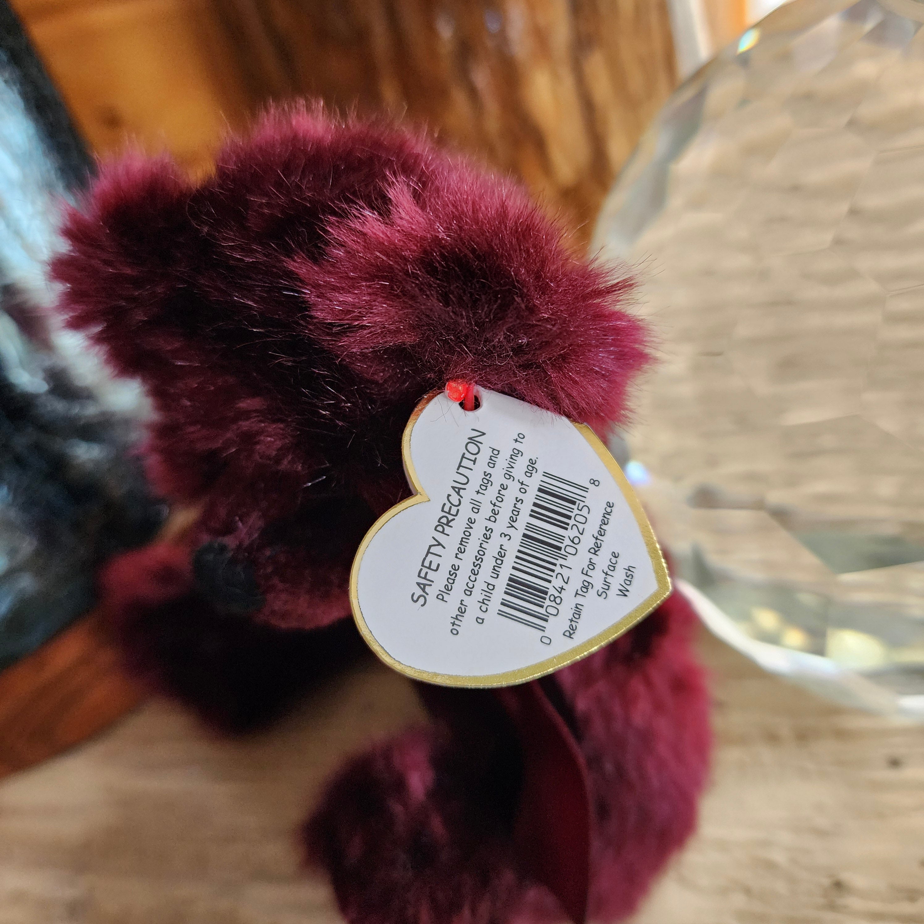 Ty Beanie Babies "Beargundy the Bear"