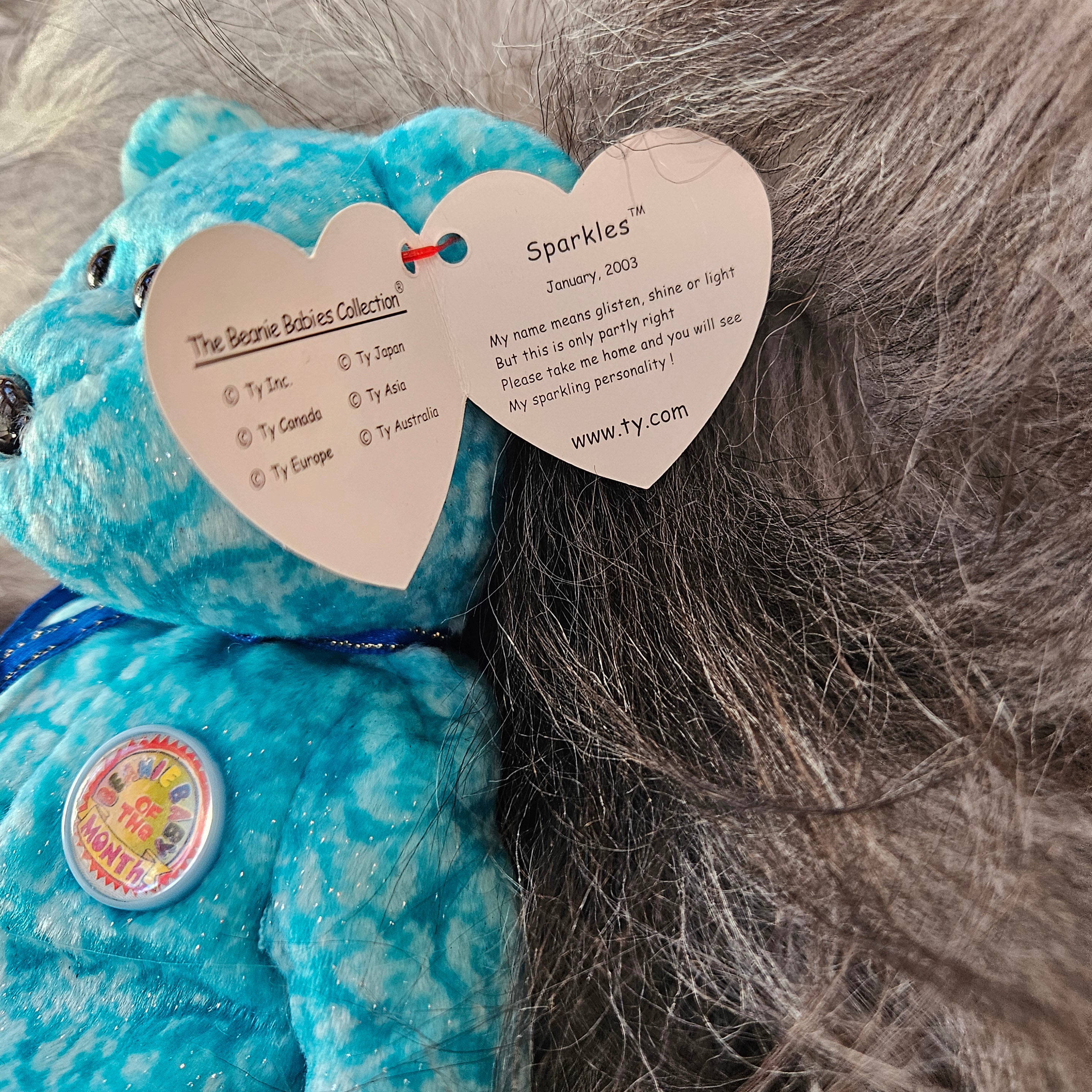 Ty Beanie Babies "Sparkles the Bear"