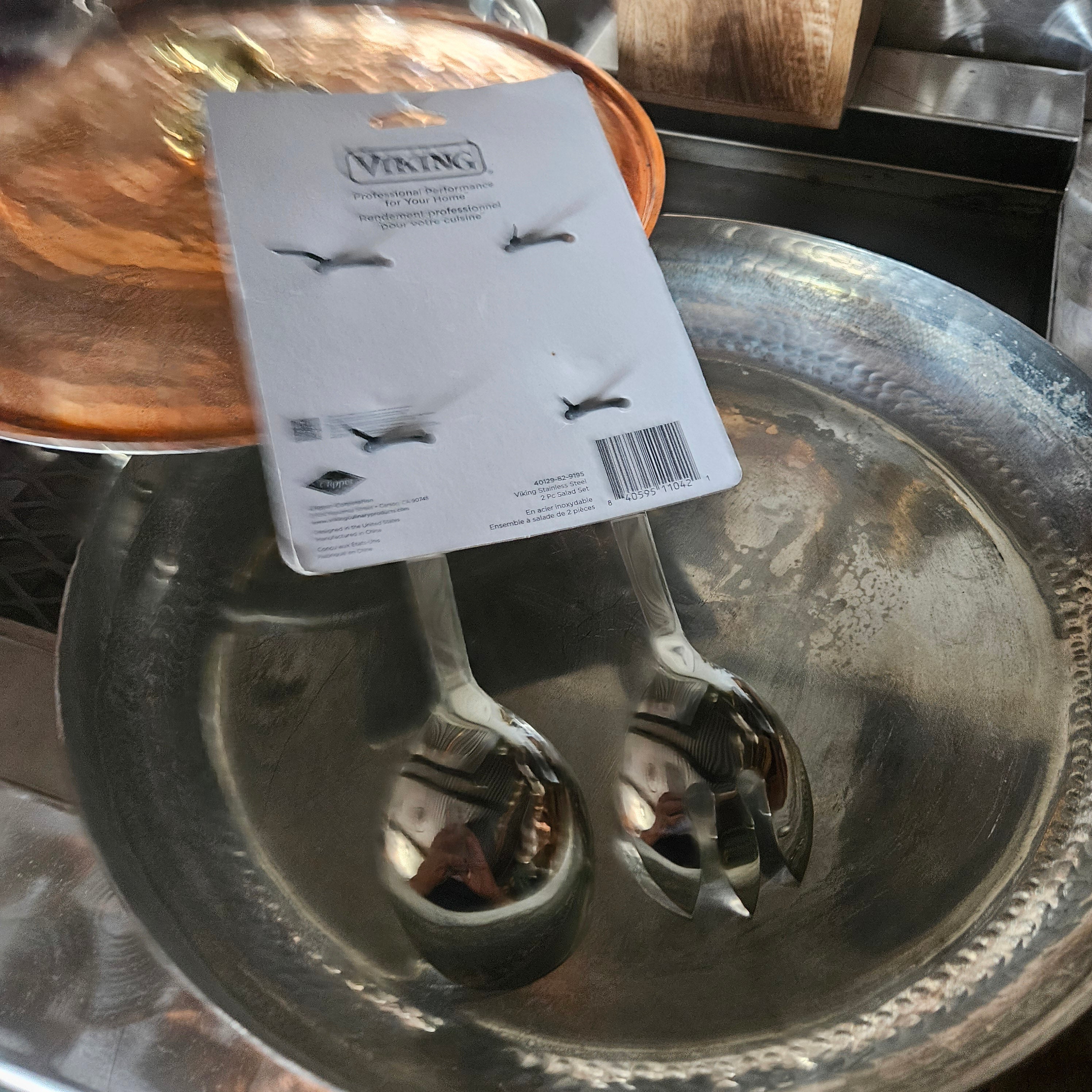 Viking Stainless Steel 2 Piece Salad Set