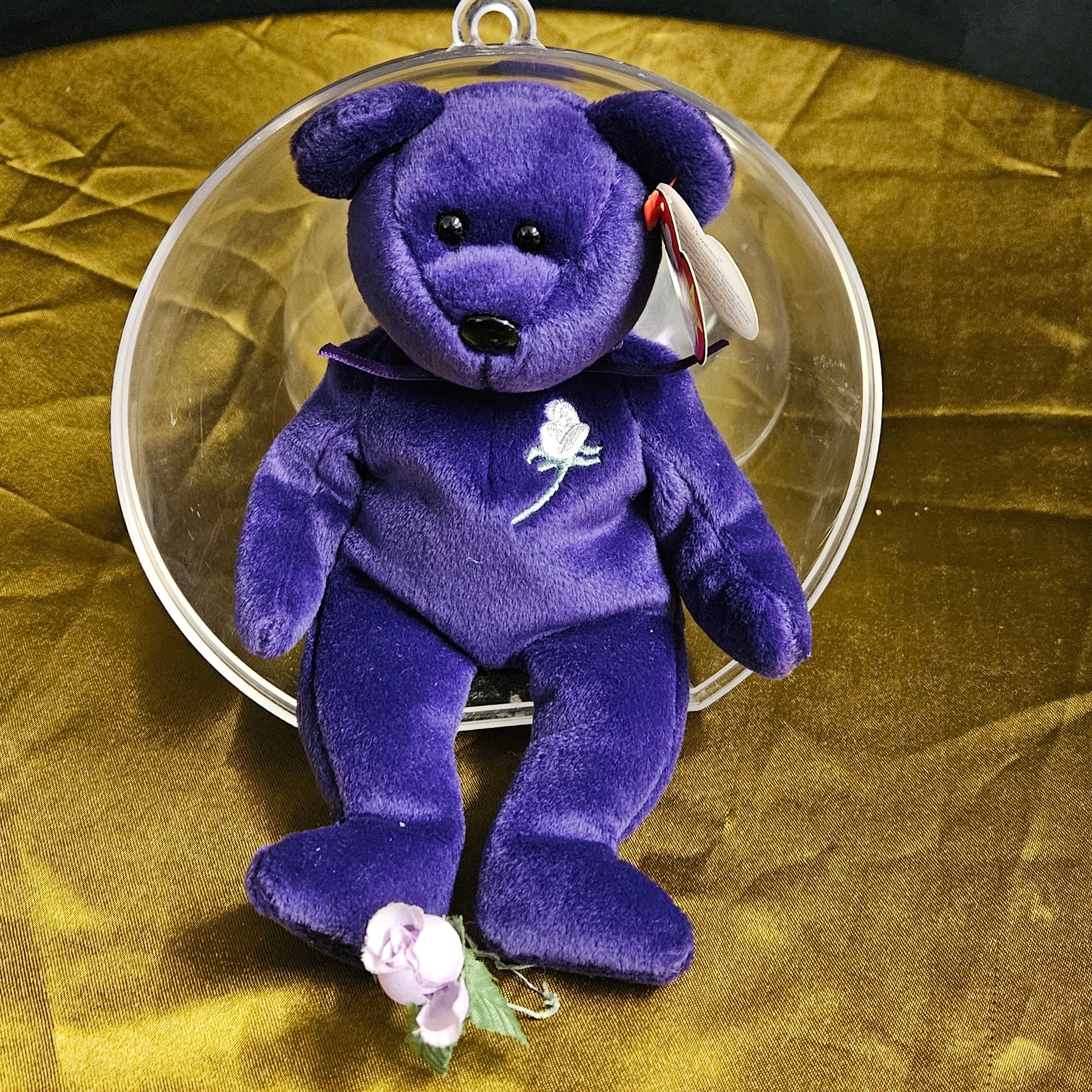 Ty Beanie Babies "Princess Purple Teddy"