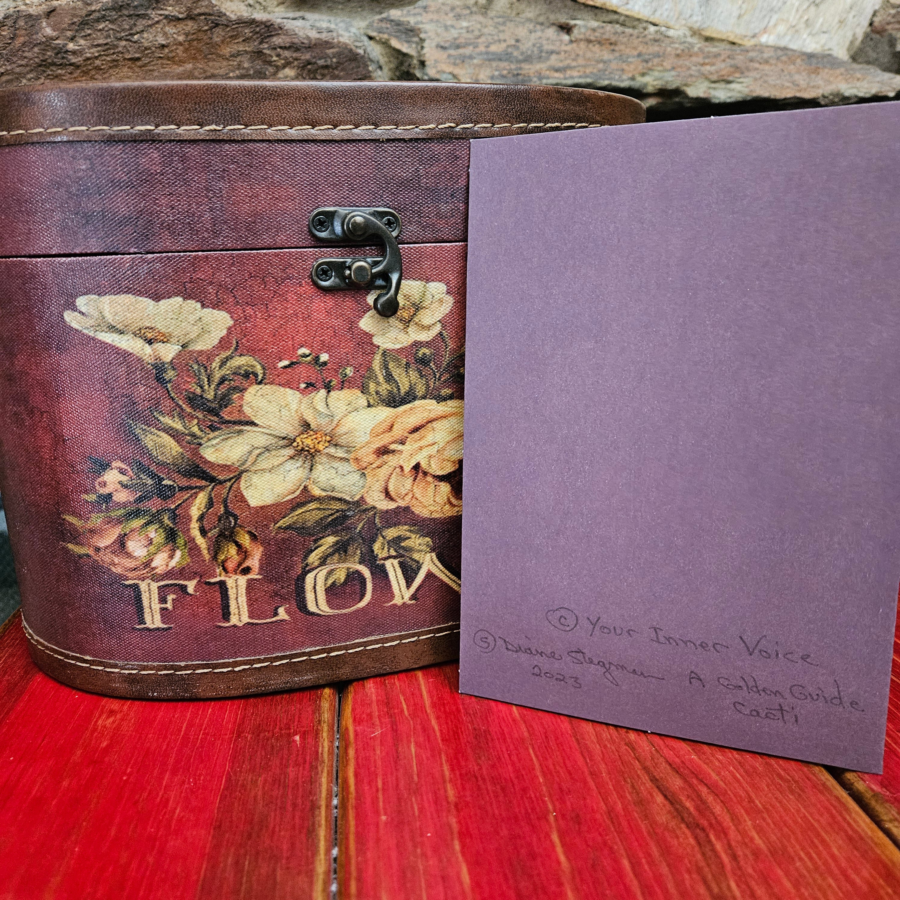 Beautifully Hand Crafted Custom Created Greeting Card Series by Diane Stegman "Lemairei Cactus"