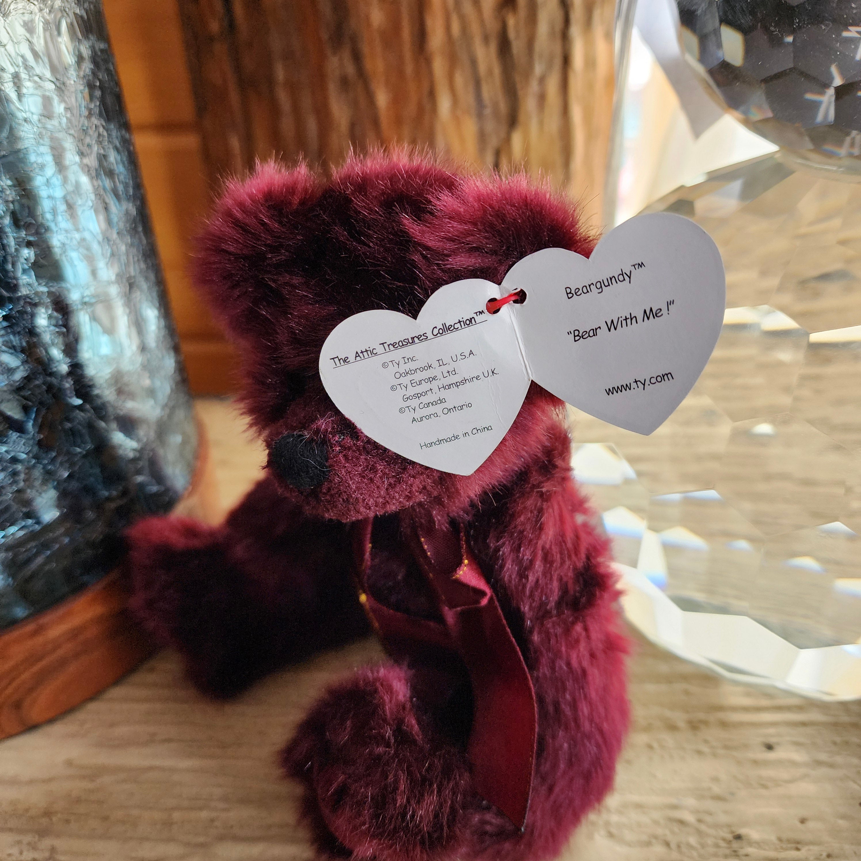 Ty Beanie Babies "Beargundy the Bear"
