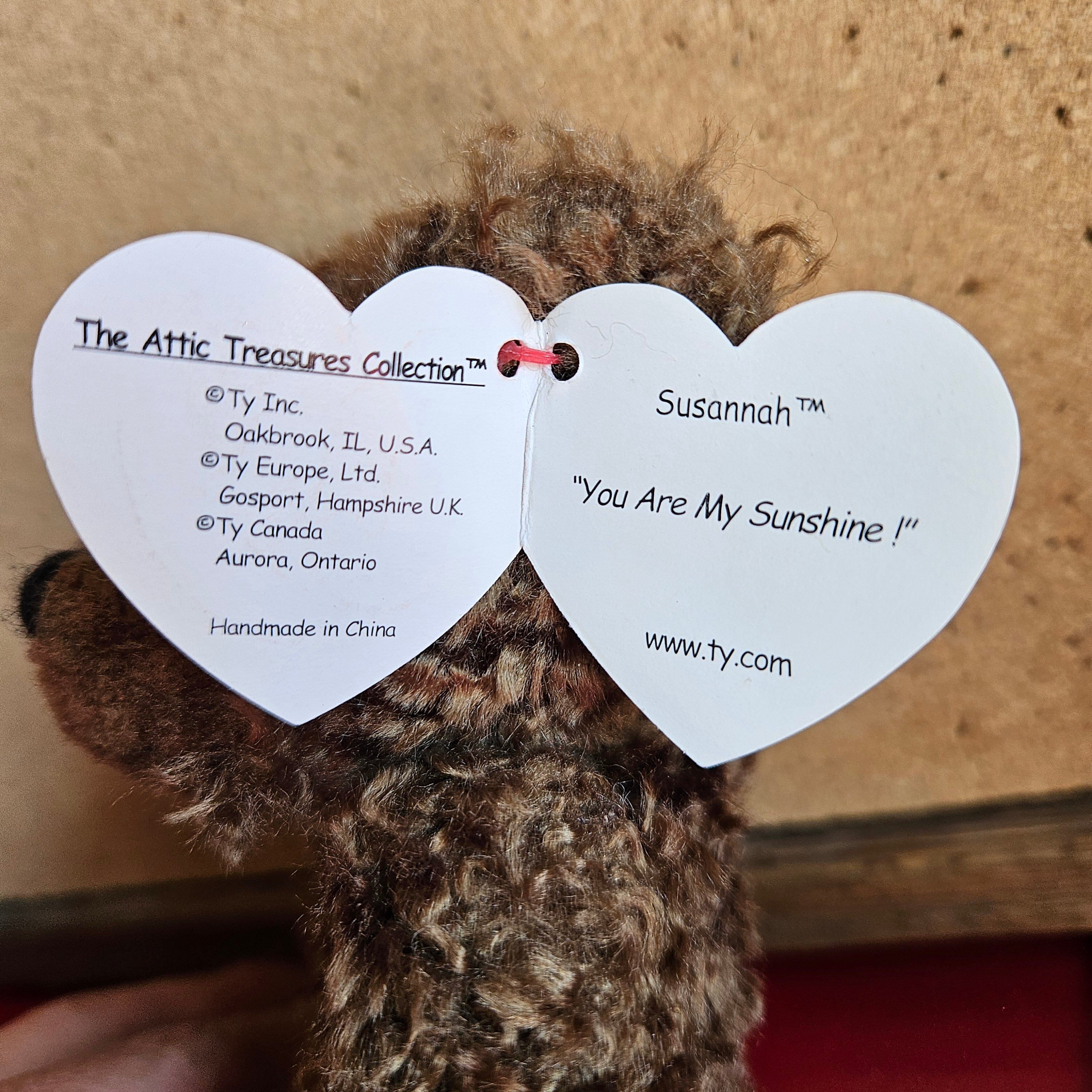 Ty Beanie Babies "Susannah the Bear"