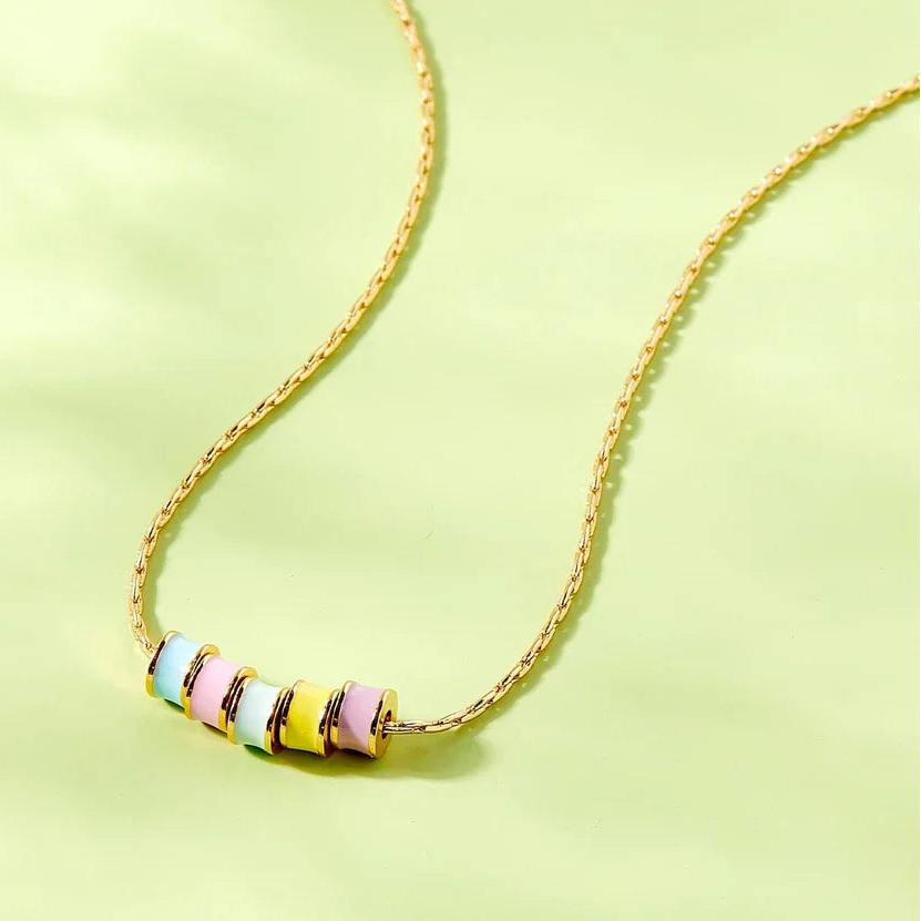Pura Vida Mental Health Awareness Pastel Bead Fidget Choker
