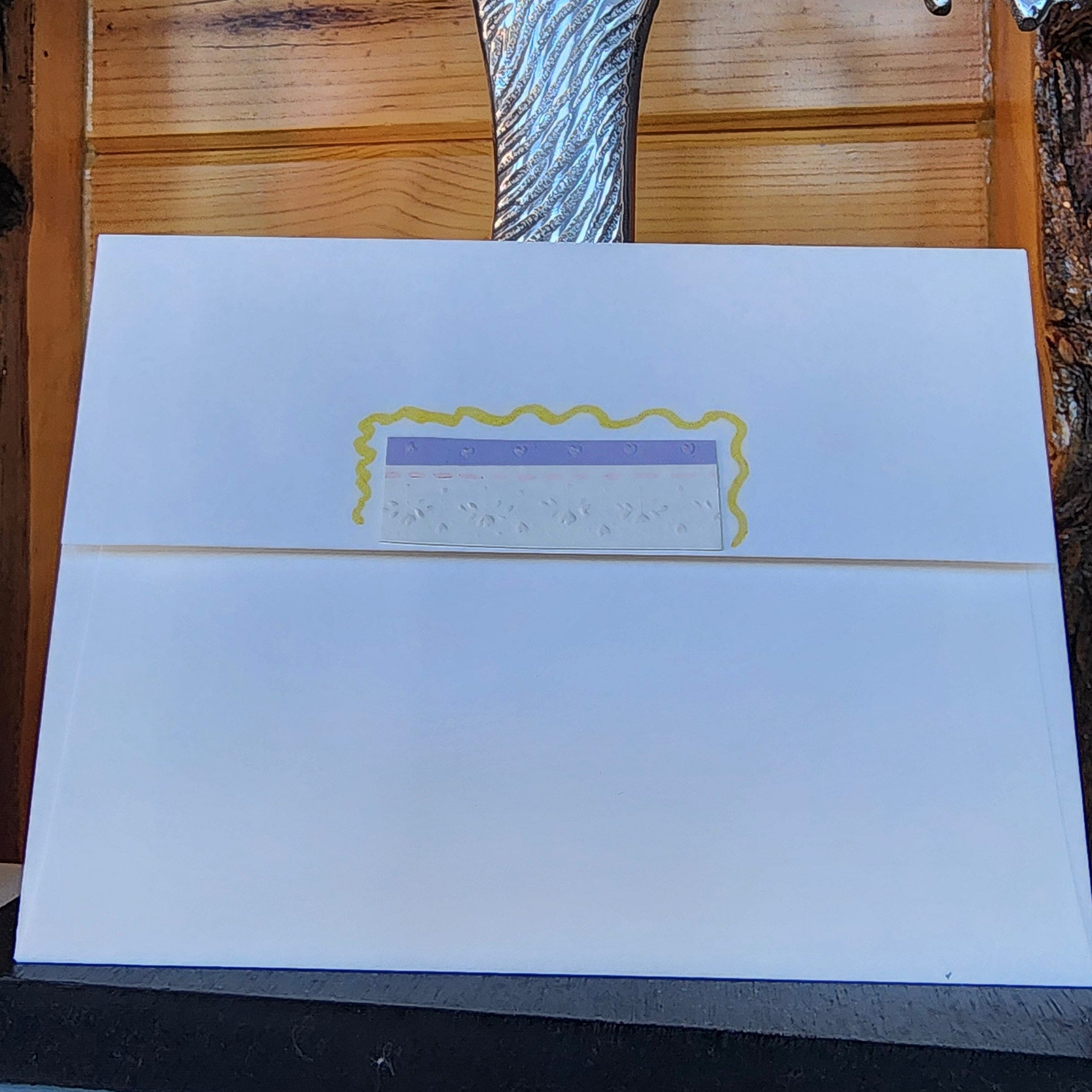 Beautifully Hand Crafted Custom Created Greeting Card Series by Diane Stegman "Birth"