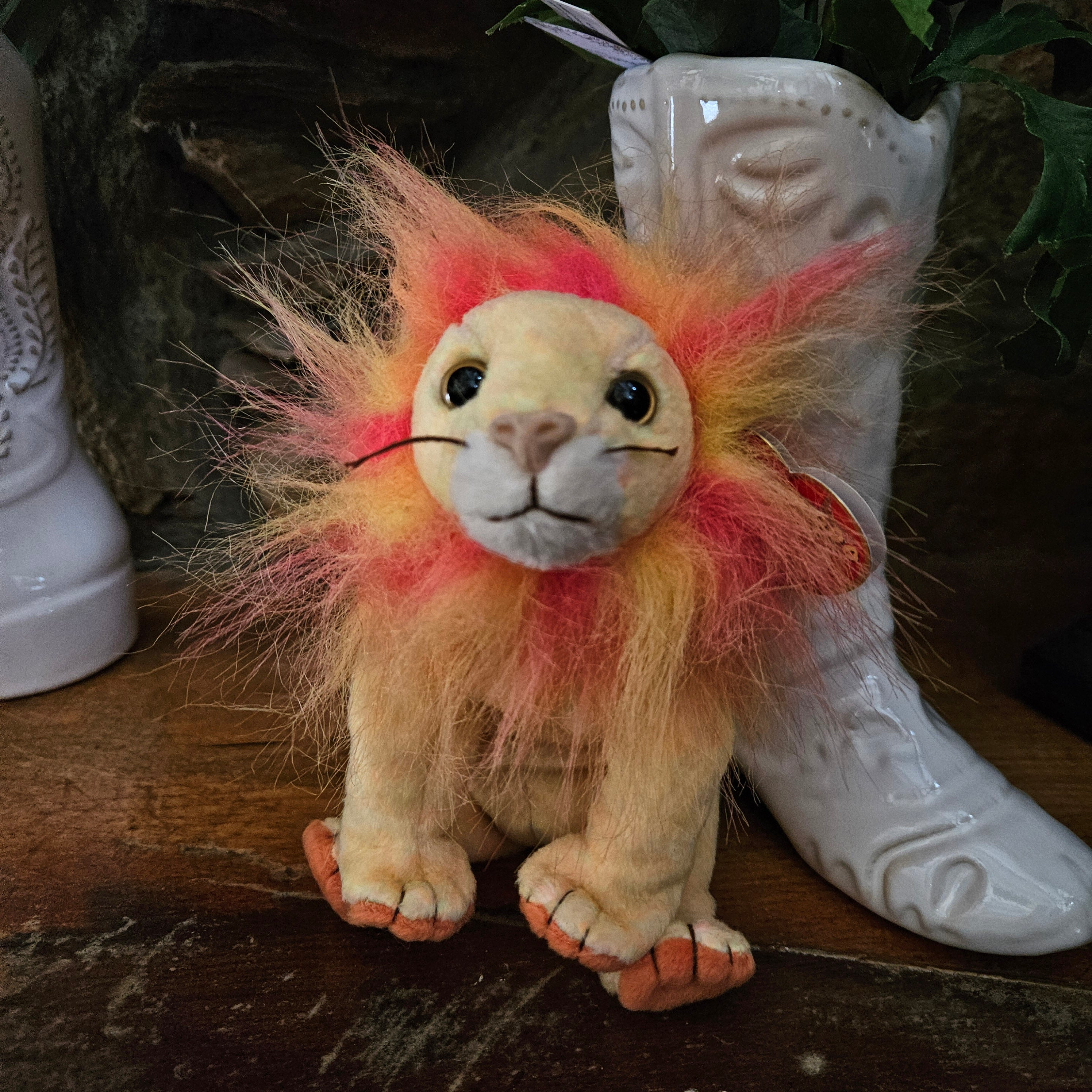 Ty Beanie Babies "Bushy the Lion"
