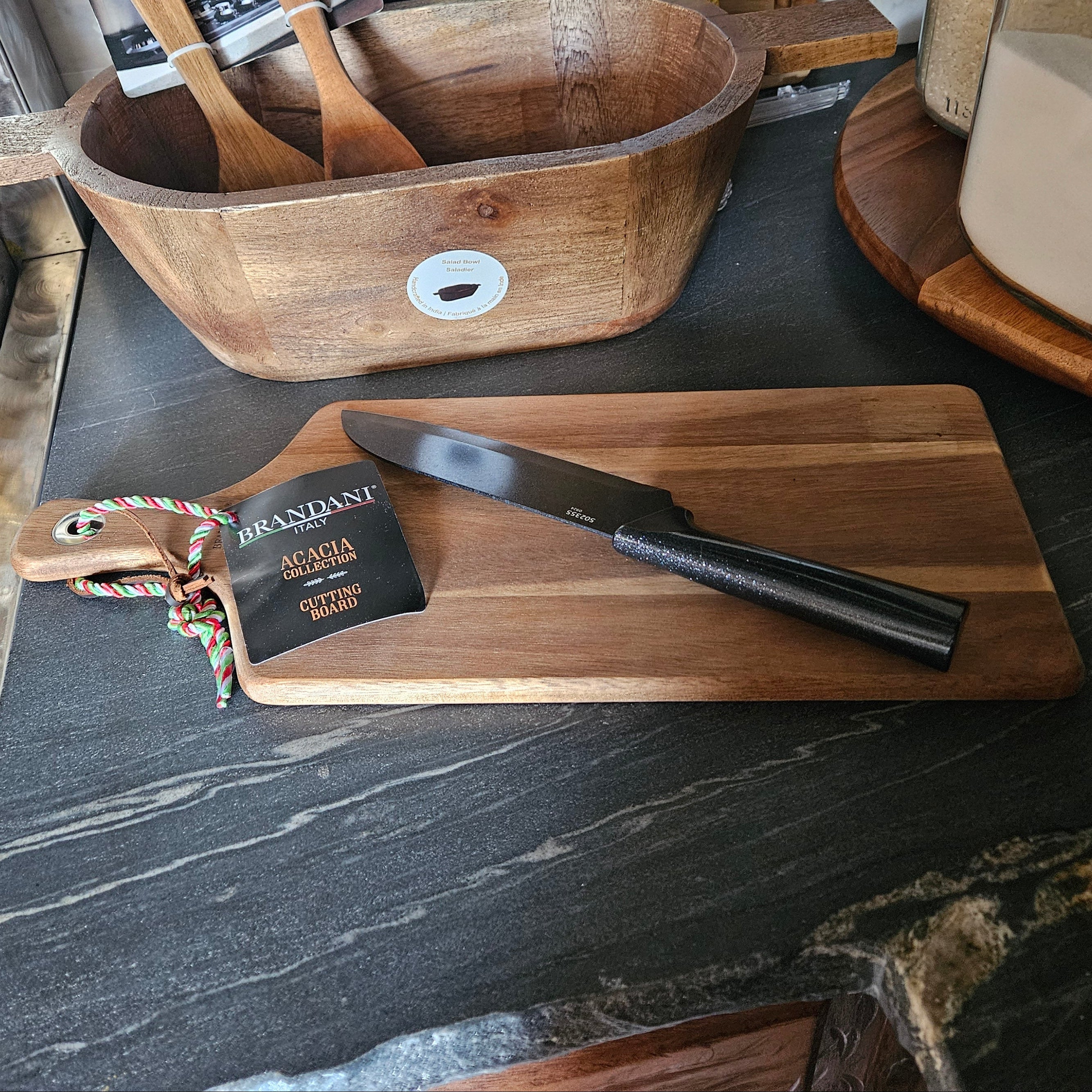 Brandani Italy Acacia Collection Wood Cutting Board