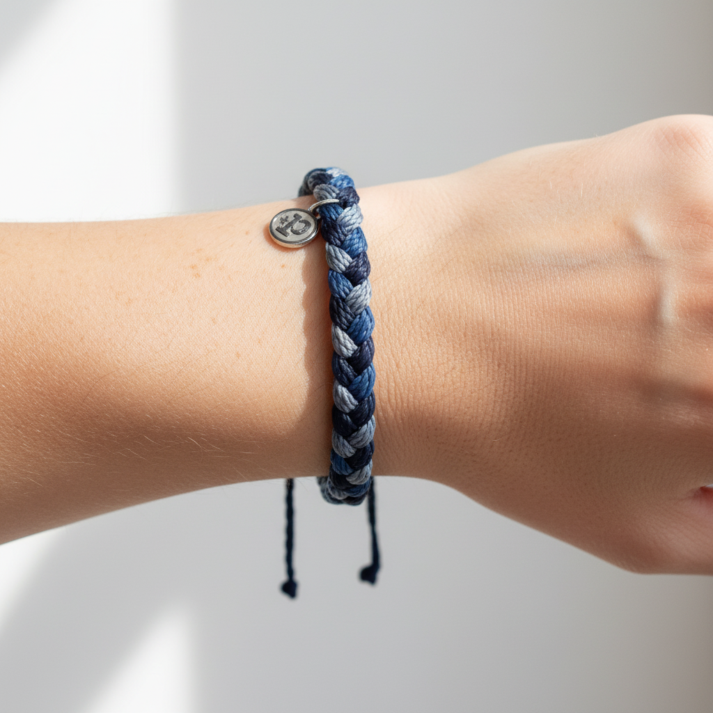 Pura Vida Multi Midnight Braided Jute Cord Bracelet