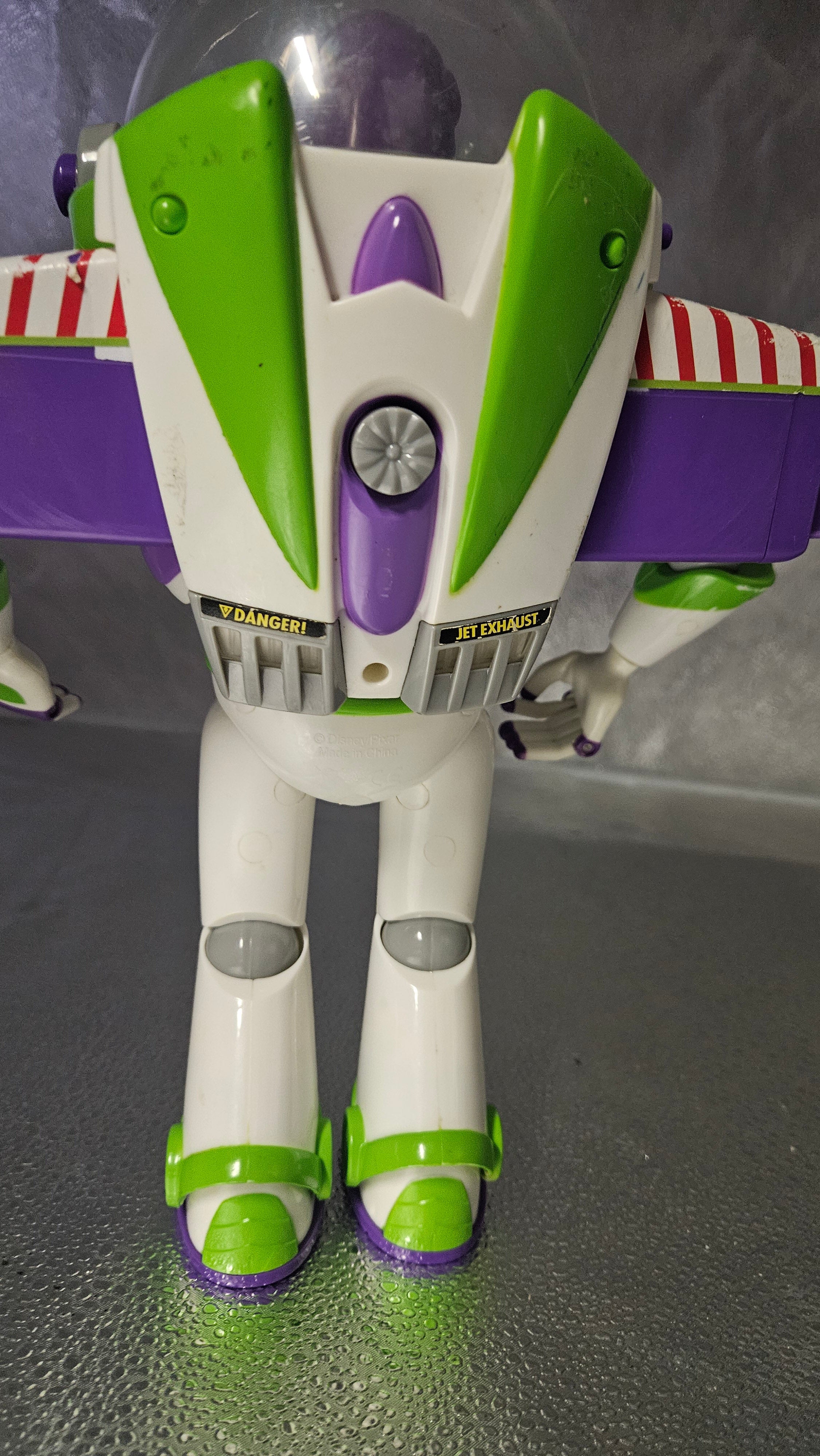 Disney Pixar Toy Story Buzz Lightyear 12" Talking Action Figure w/ 2012 Barrel of Monkeys
