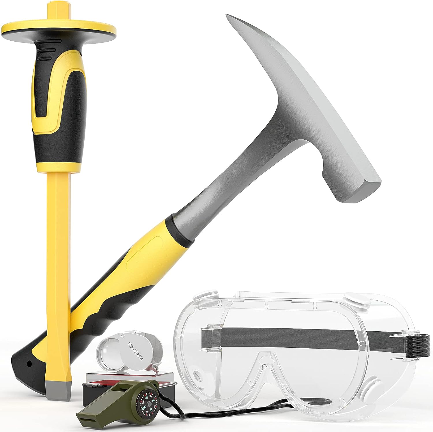5 PCS Geology Rock Pick Equipment Kit