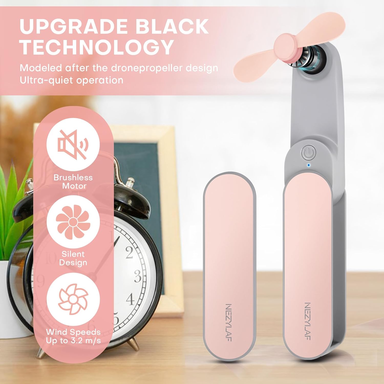 Nezylaf Portable Mini Handheld Fan