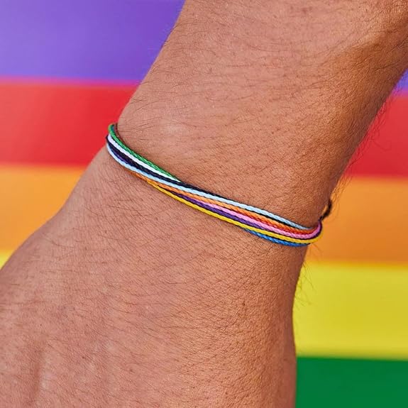 Pura Vida Progress Pride Jute Cord Bracelet