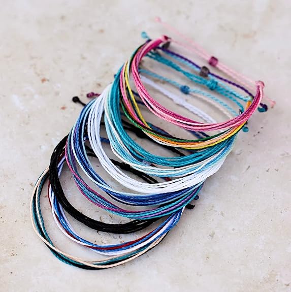 Pura Vida Best Sellers Friendship Jute Cord Bracelet 10 Pack