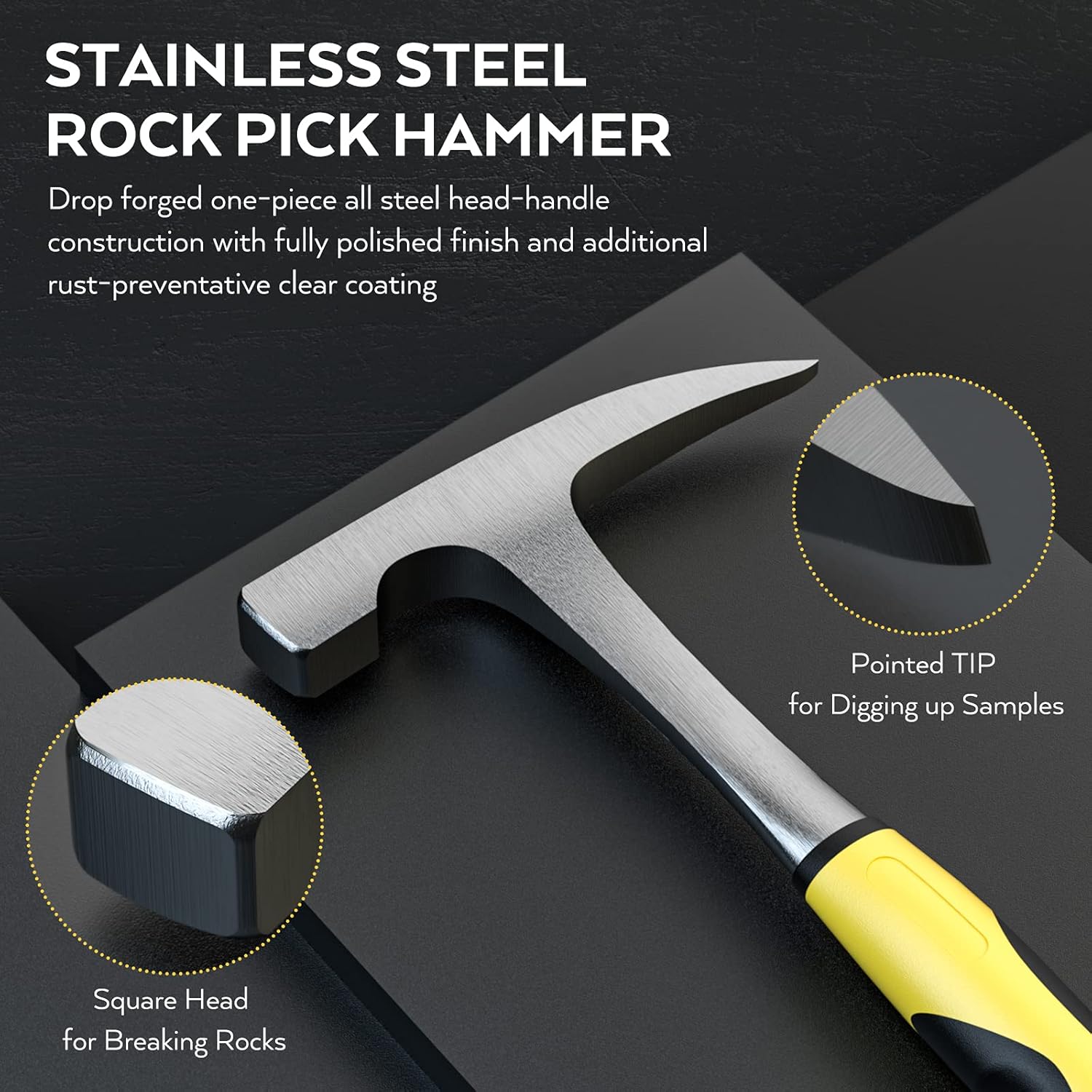 5 PCS Geology Rock Pick Equipment Kit
