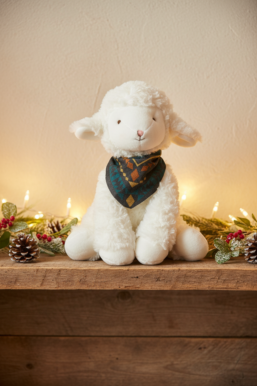 Bunnies by the Bay Pendleton Sheep Stuffed Animal