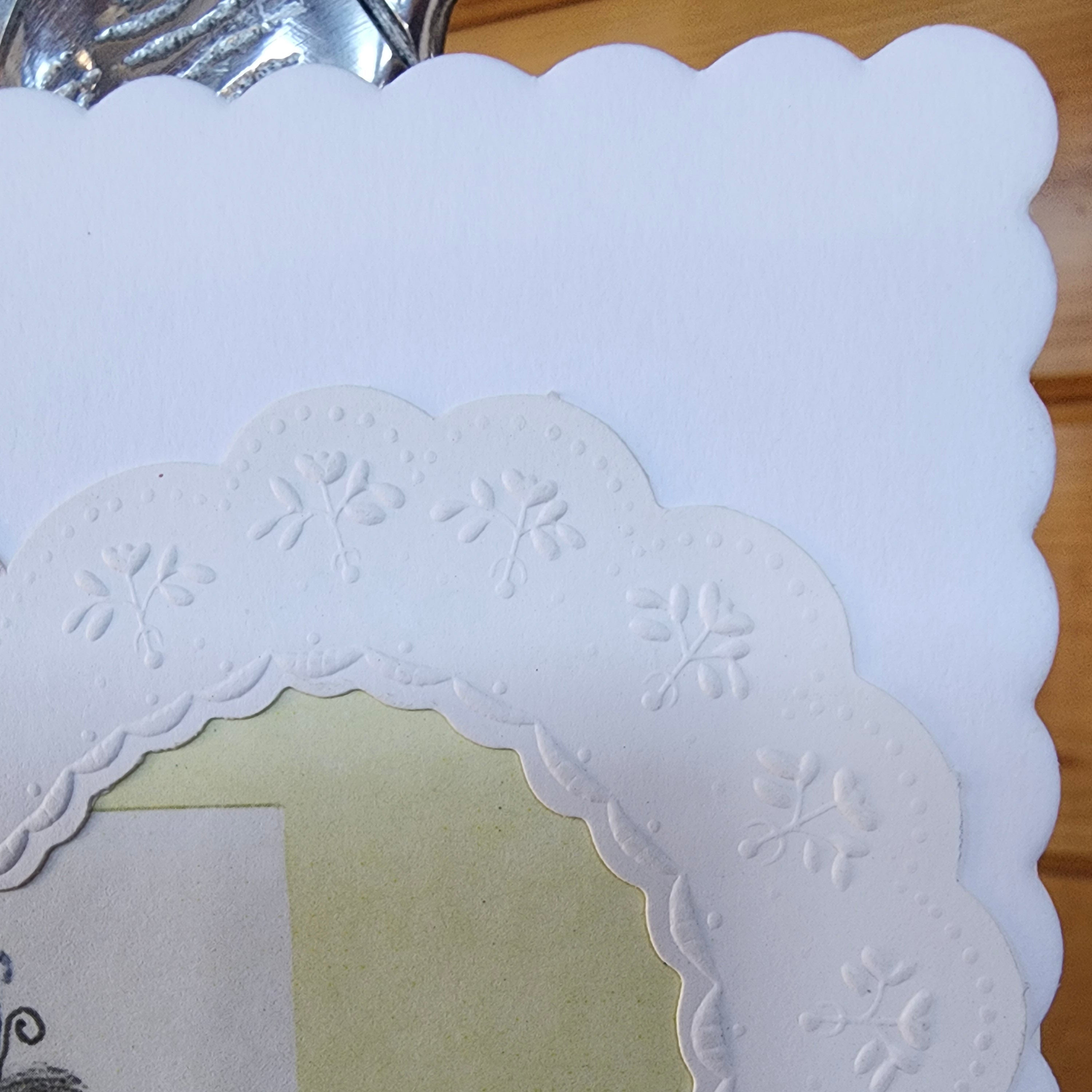 Beautifully Hand Crafted Custom Created Greeting Card Series by Diane Stegman "Birth"