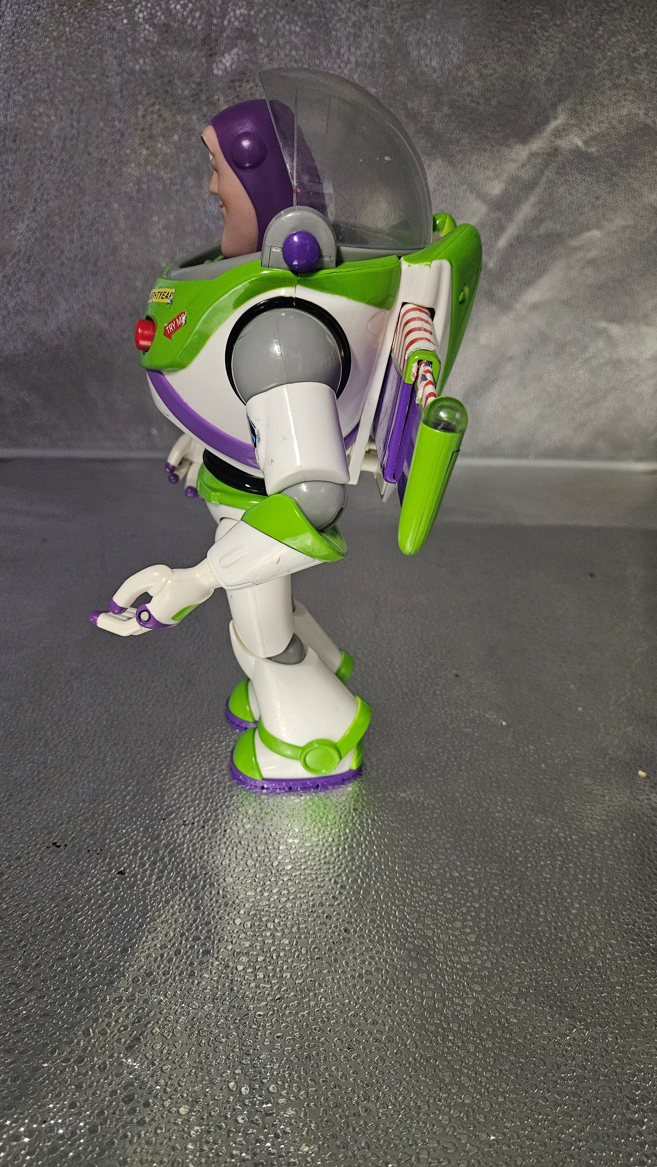 Disney Pixar Toy Story Buzz Lightyear 12" Talking Action Figure w/ 2012 Barrel of Monkeys