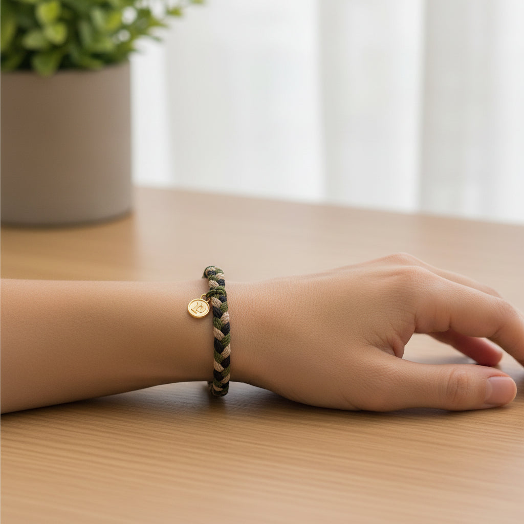 Pura Vida For the Troops Braided Bracelet