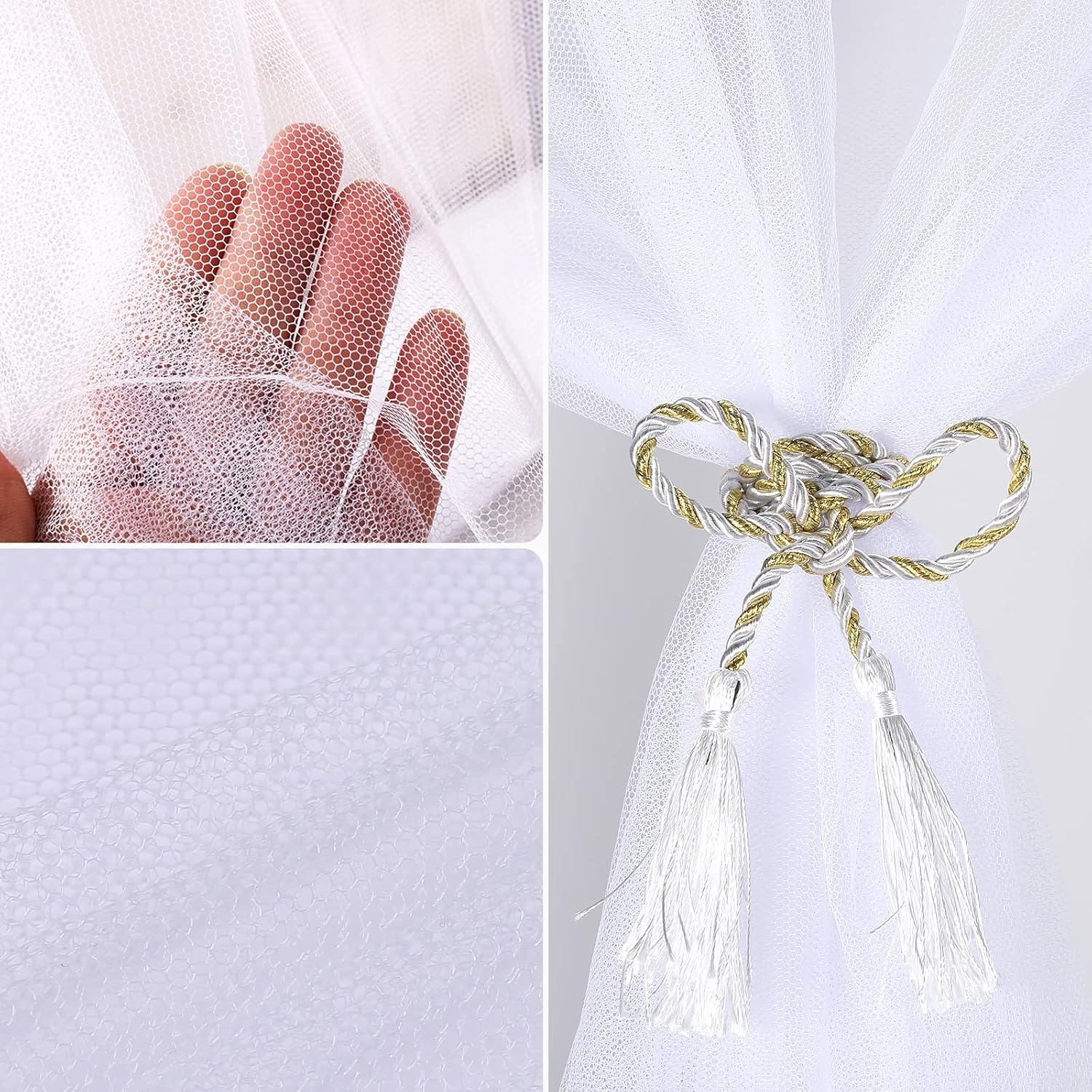Aoresac 4 Corners All-Natural Mosquito Net Black