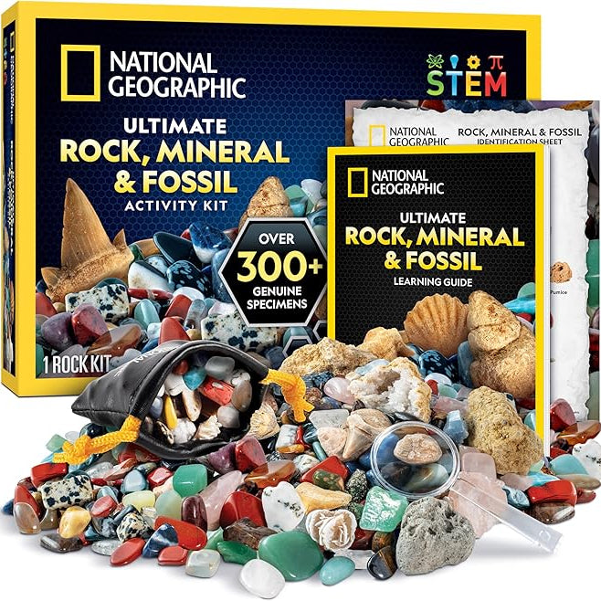 National Geographic Ultimate Rock, Mineral and Fossil Activity Kit