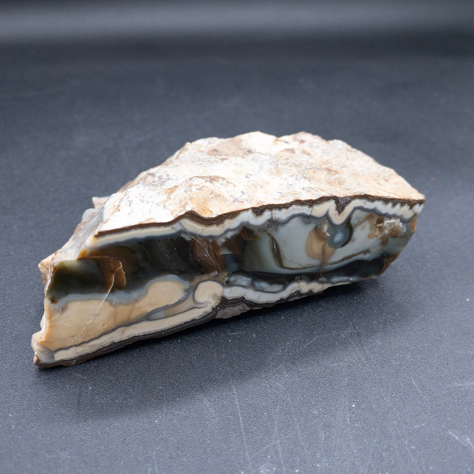 Stunning Gemstone Tahoma Agate Geode