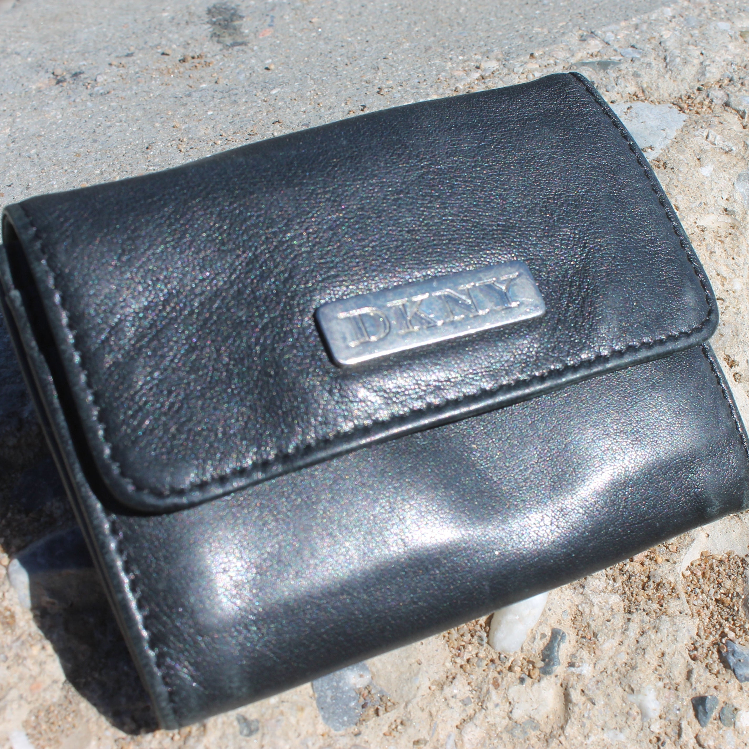DKNY Black Leather Wallet
