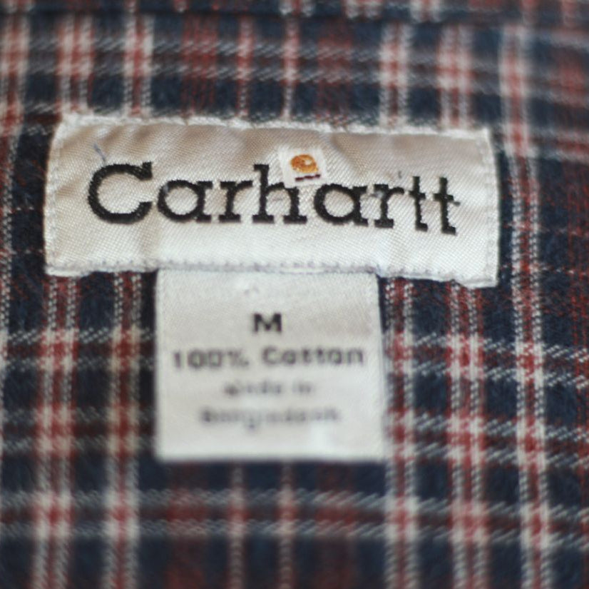 Carhartt Maroon Flannel Lined Jacket