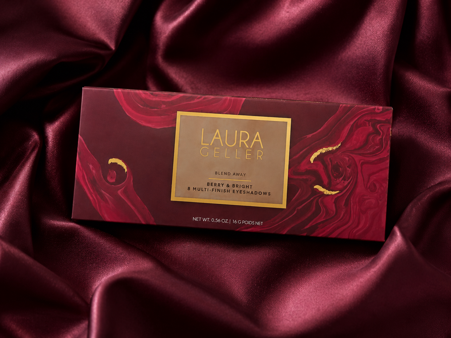 Laura Geller Blend Away Berry & Bright 8 Multi-Finish Eyeshadow Palette