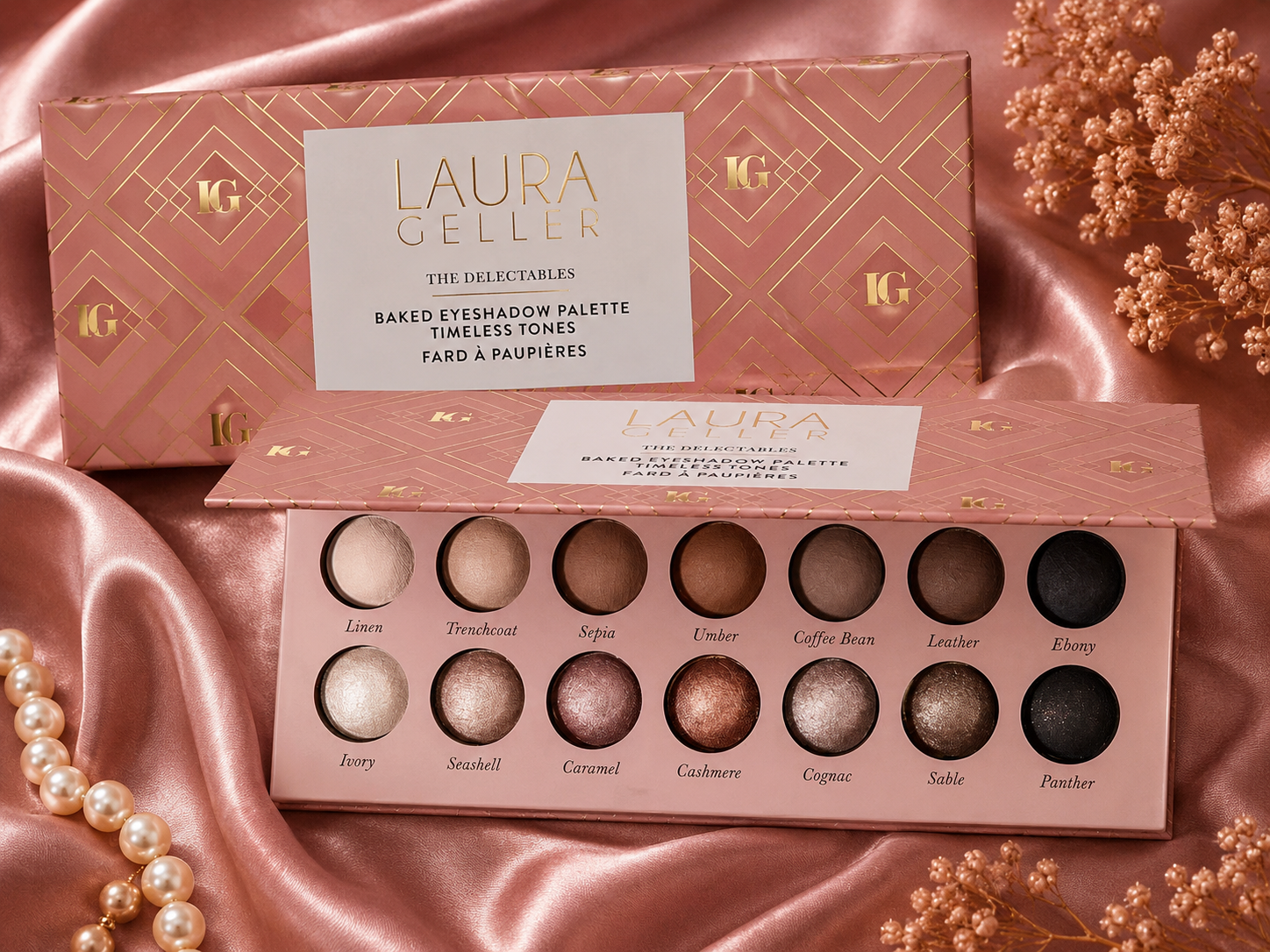 Laura Geller The Delectables Baked Eyeshadow Palette Timeless Tones