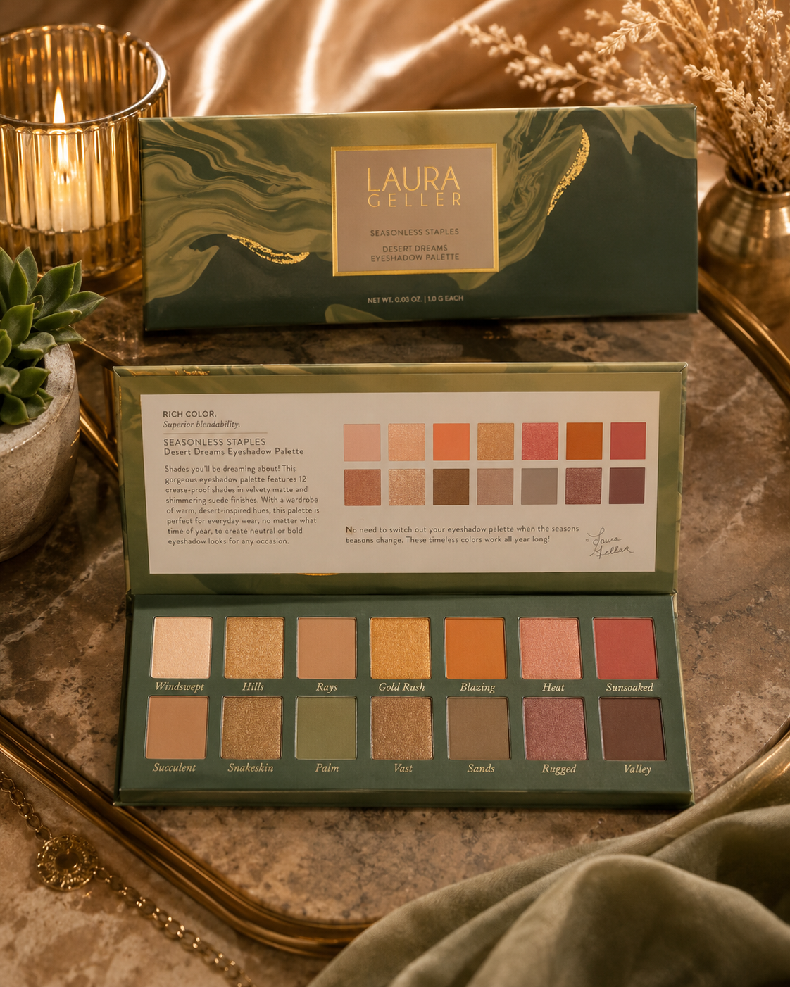 Laura Geller Seasonless Staples Desert Dreams 12-Color Eyeshadow Palette