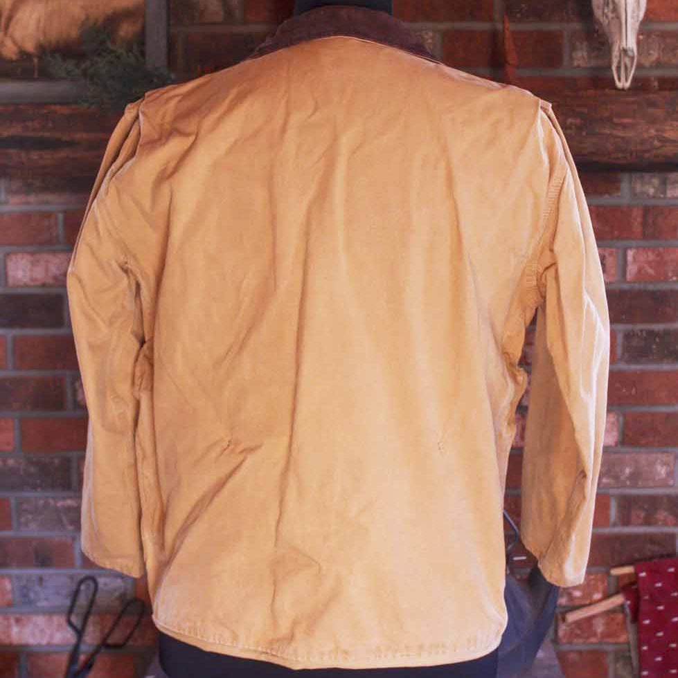 Vintage Chief Pontiac 60s Brand Duck Cotton Canvas Hunting Flannel Coat Flannel Lined: EDIT-N