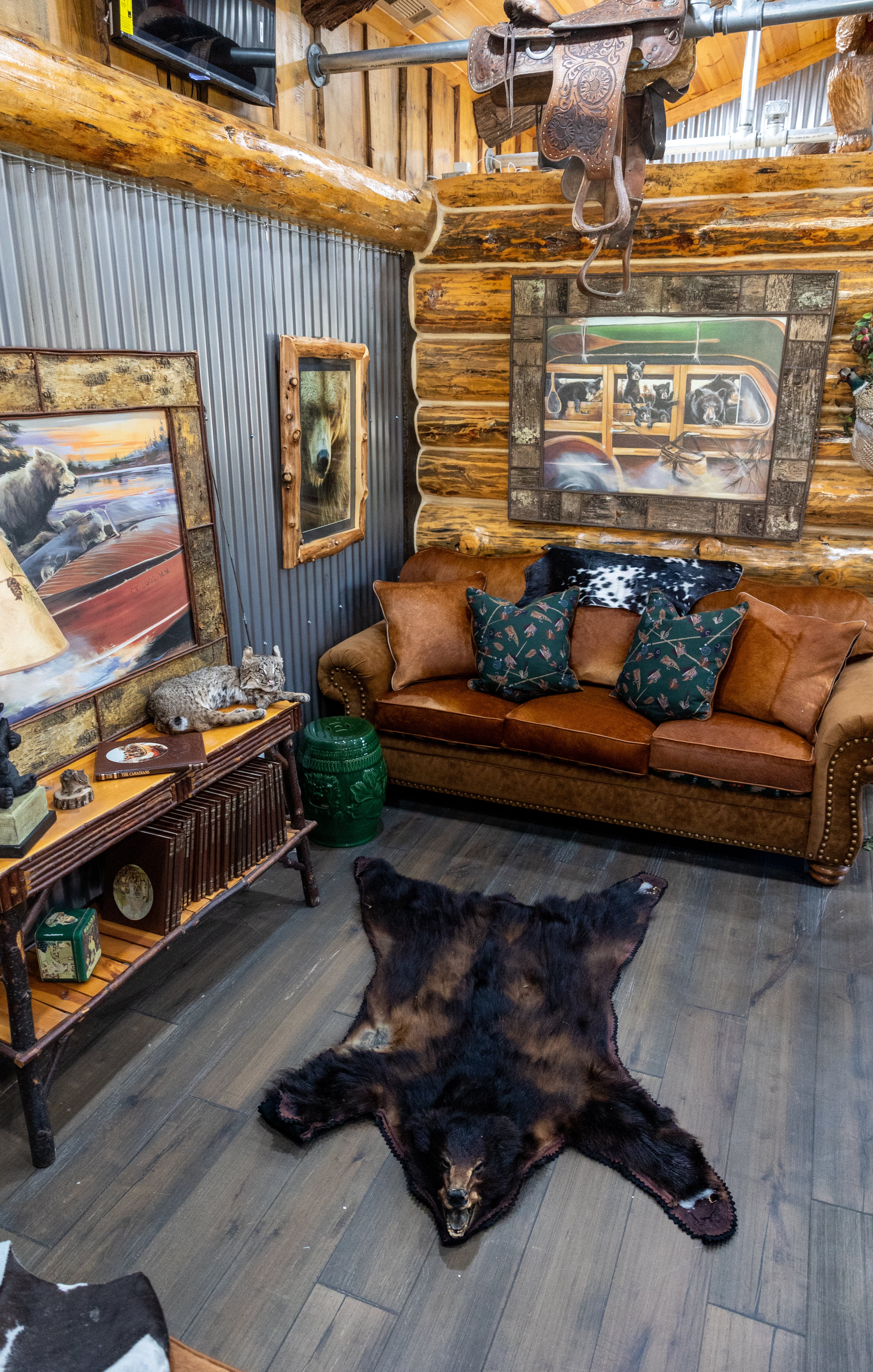 Classic Black Bear Skin Rug- CANNOT SELLL
