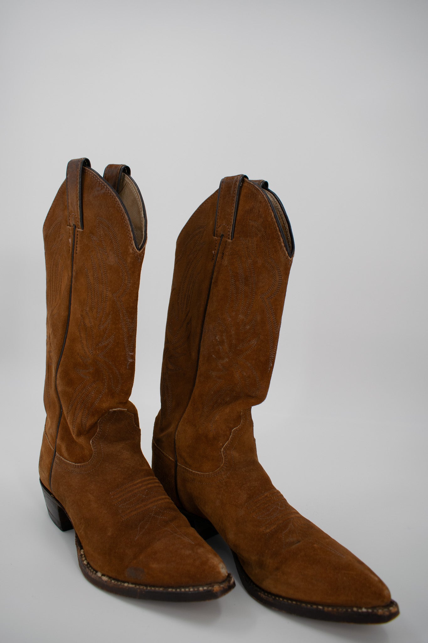 Women's Brown Justin Cowboy Boots Size 6.5
