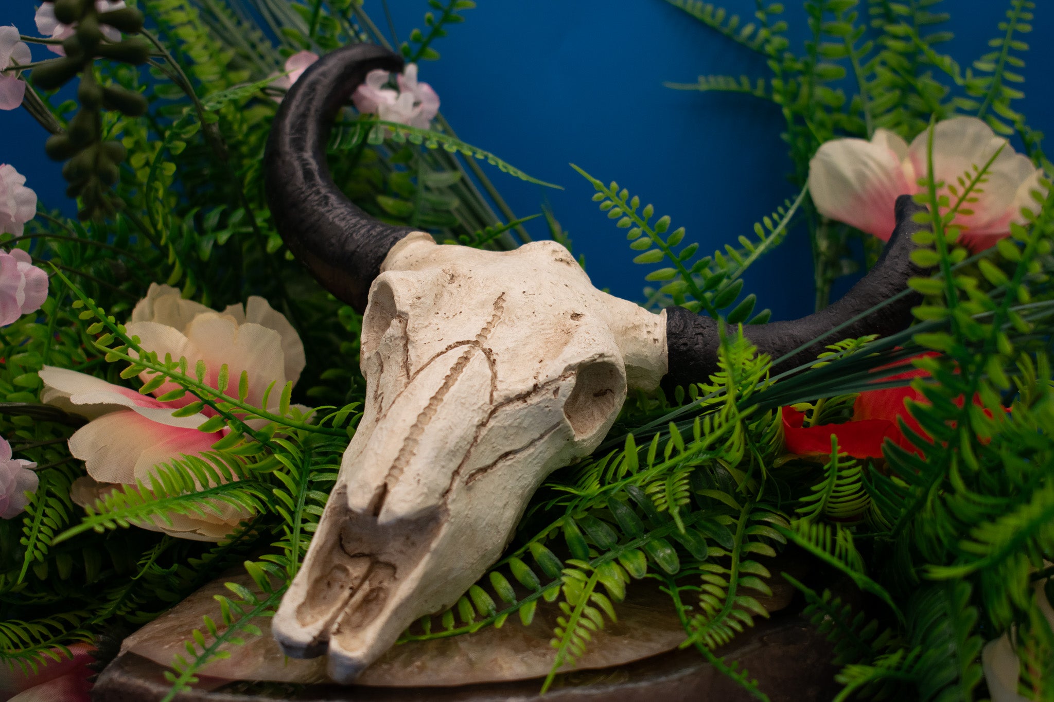 Cow Skull Head Wall Art Sculpture Decoration